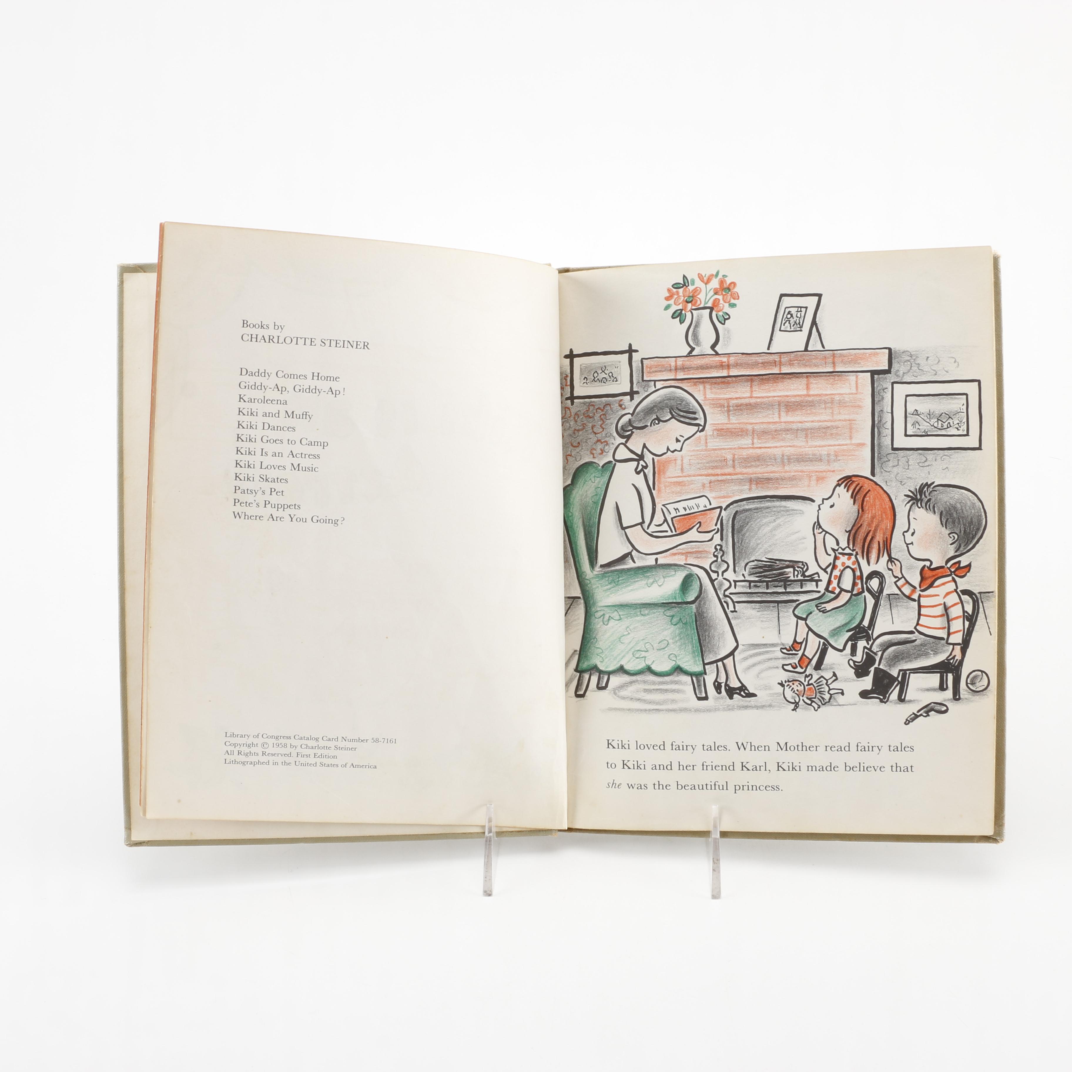 1958 First Edition "Kiki is an Actress" by Charlotte Steiner