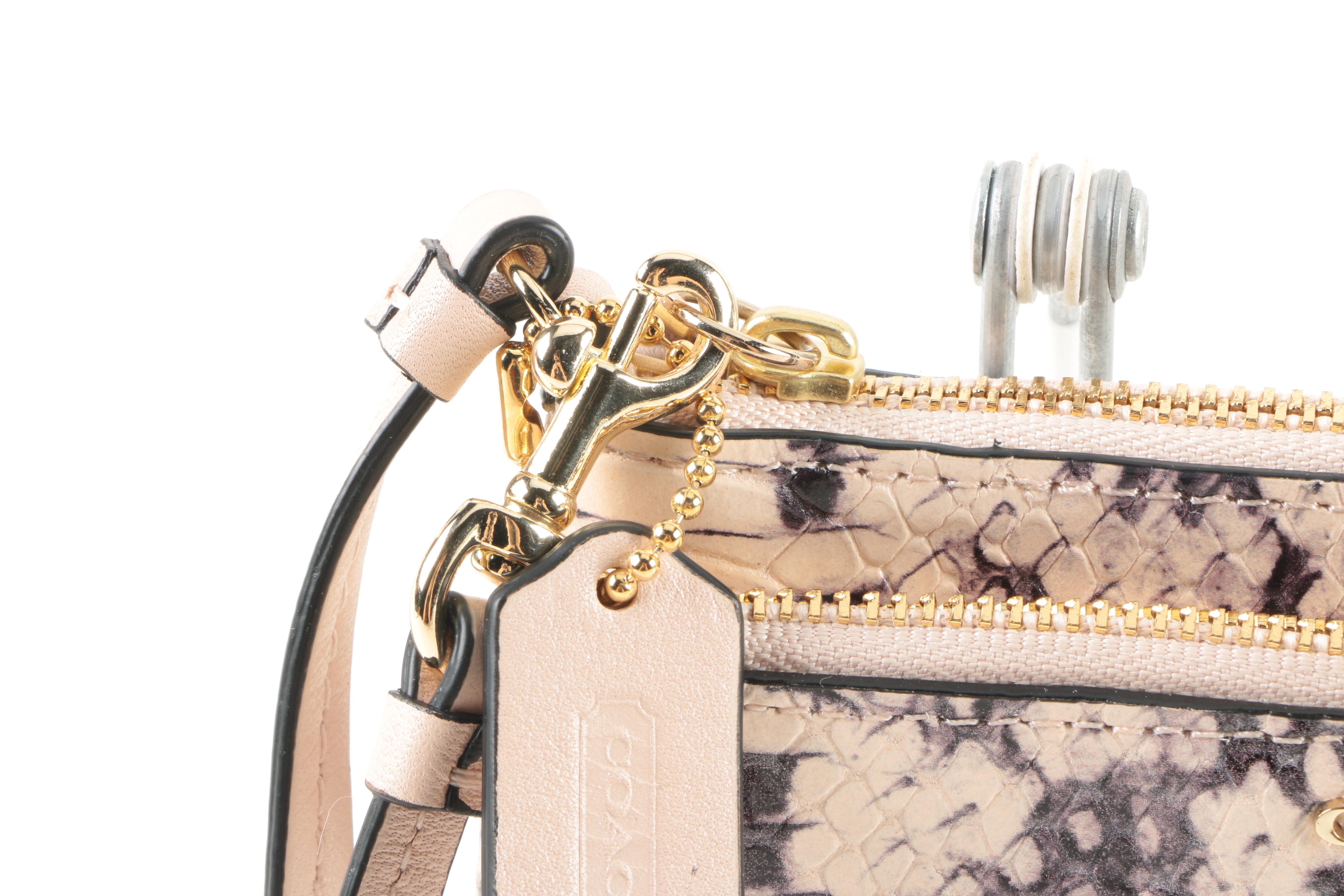 Coach "Madison" Double Zip Wristlet