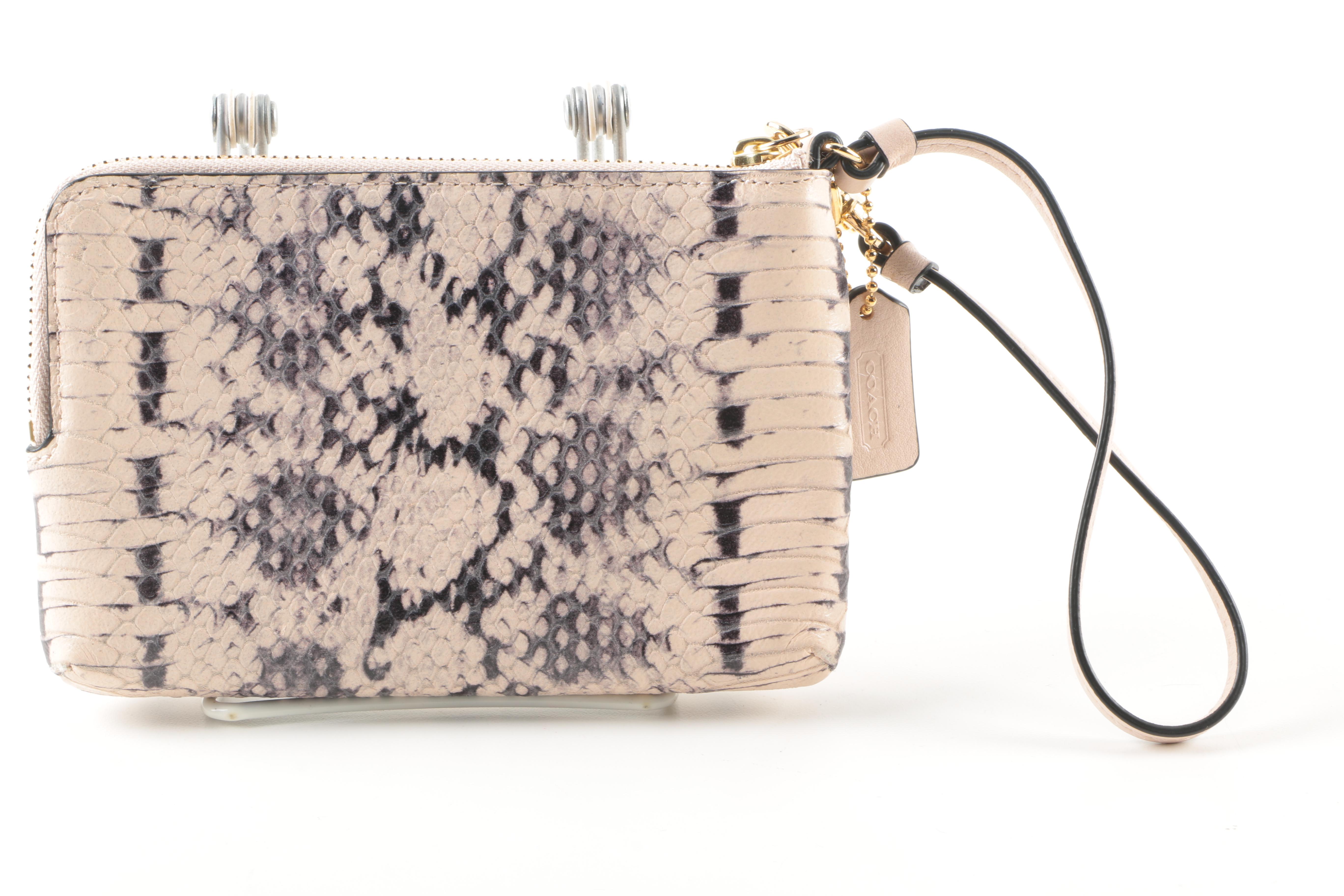 Coach "Madison" Double Zip Wristlet