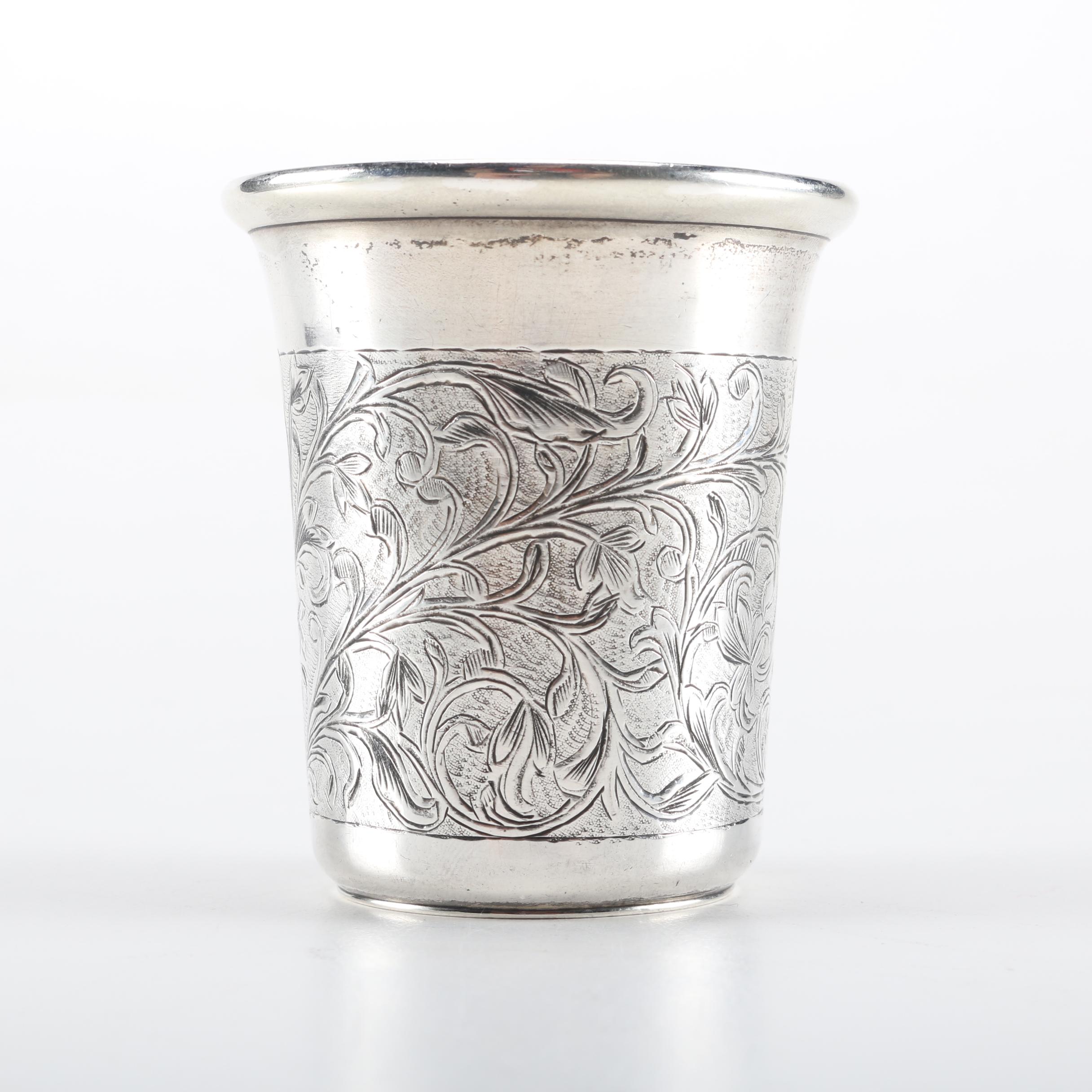 1853 Moscow 875 Silver Thimble