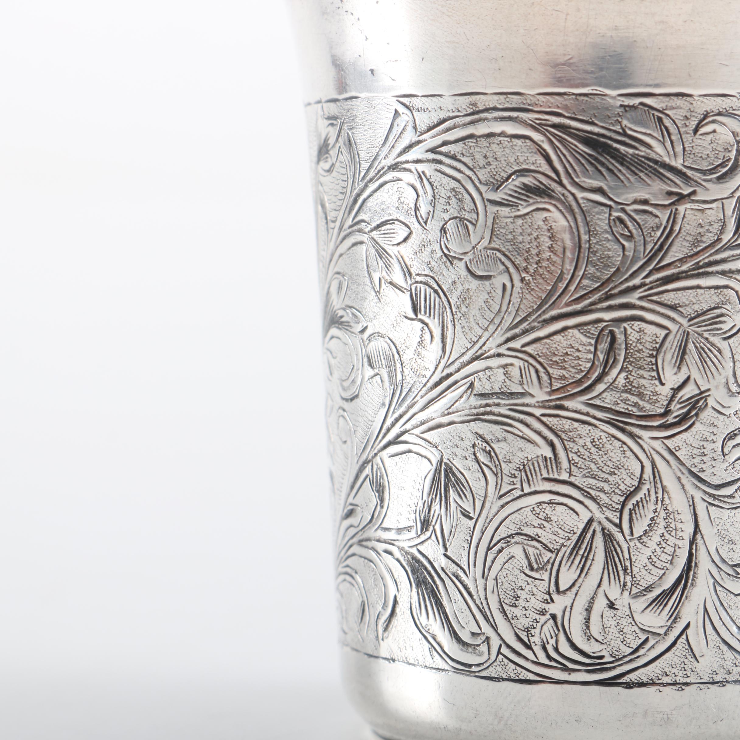 1853 Moscow 875 Silver Thimble