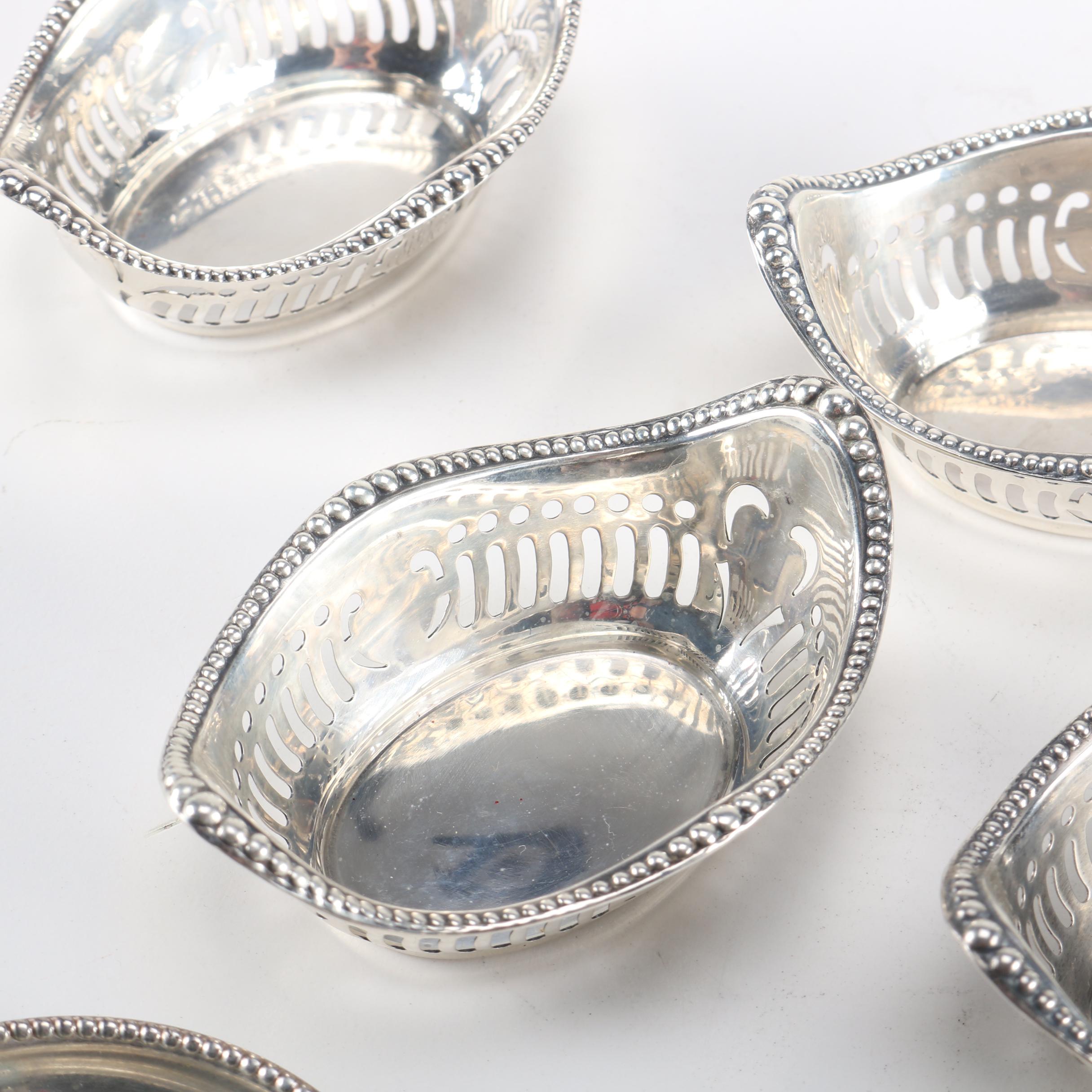 Gorham Sterling Silver Nut Dishes With Additional Sterling