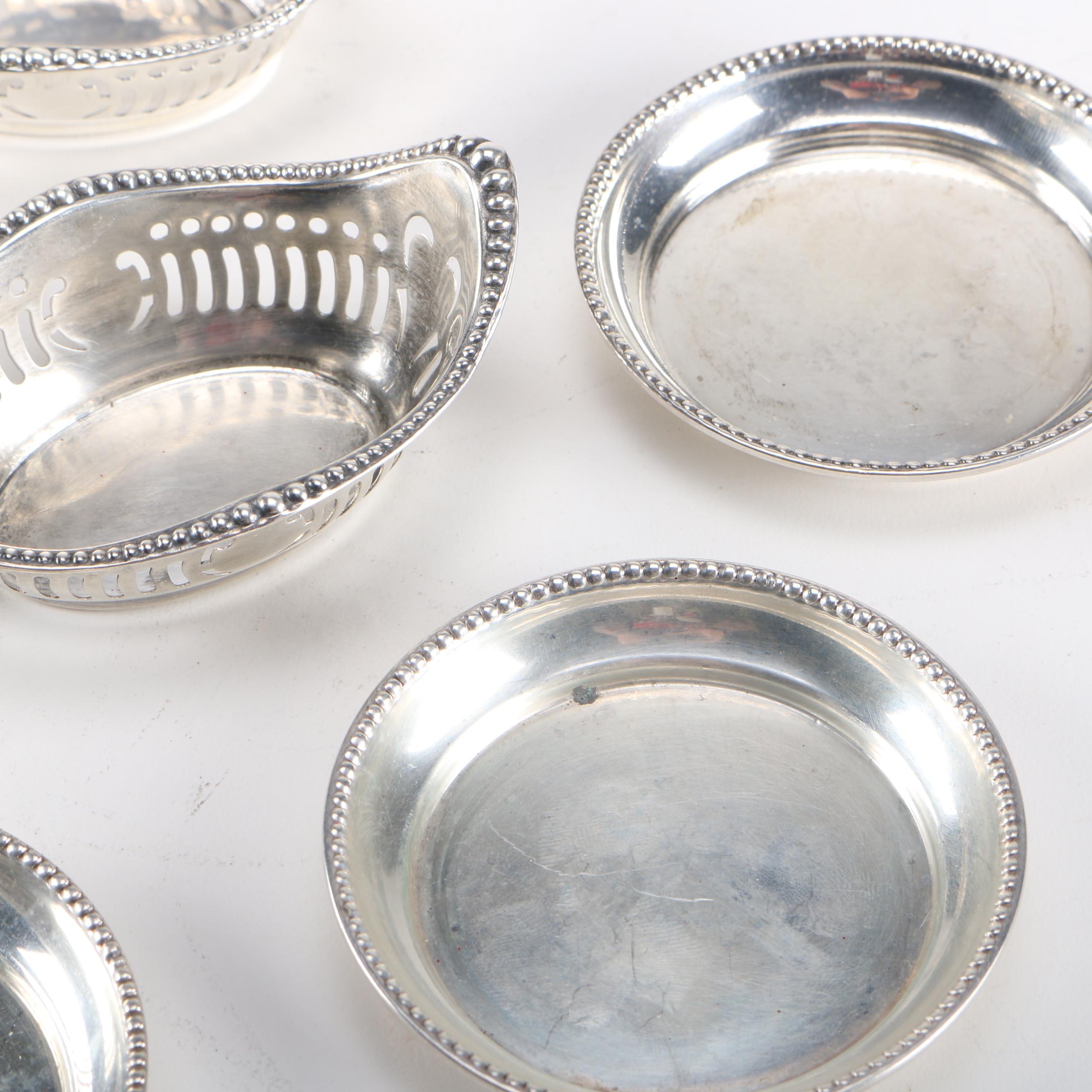 Gorham Sterling Silver Nut Dishes With Additional Sterling