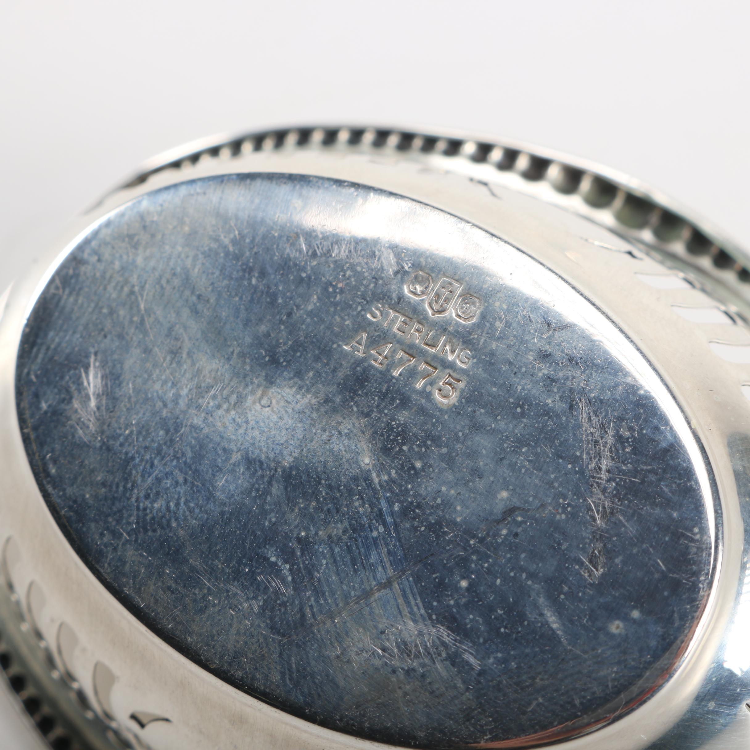 Gorham Sterling Silver Nut Dishes With Additional Sterling