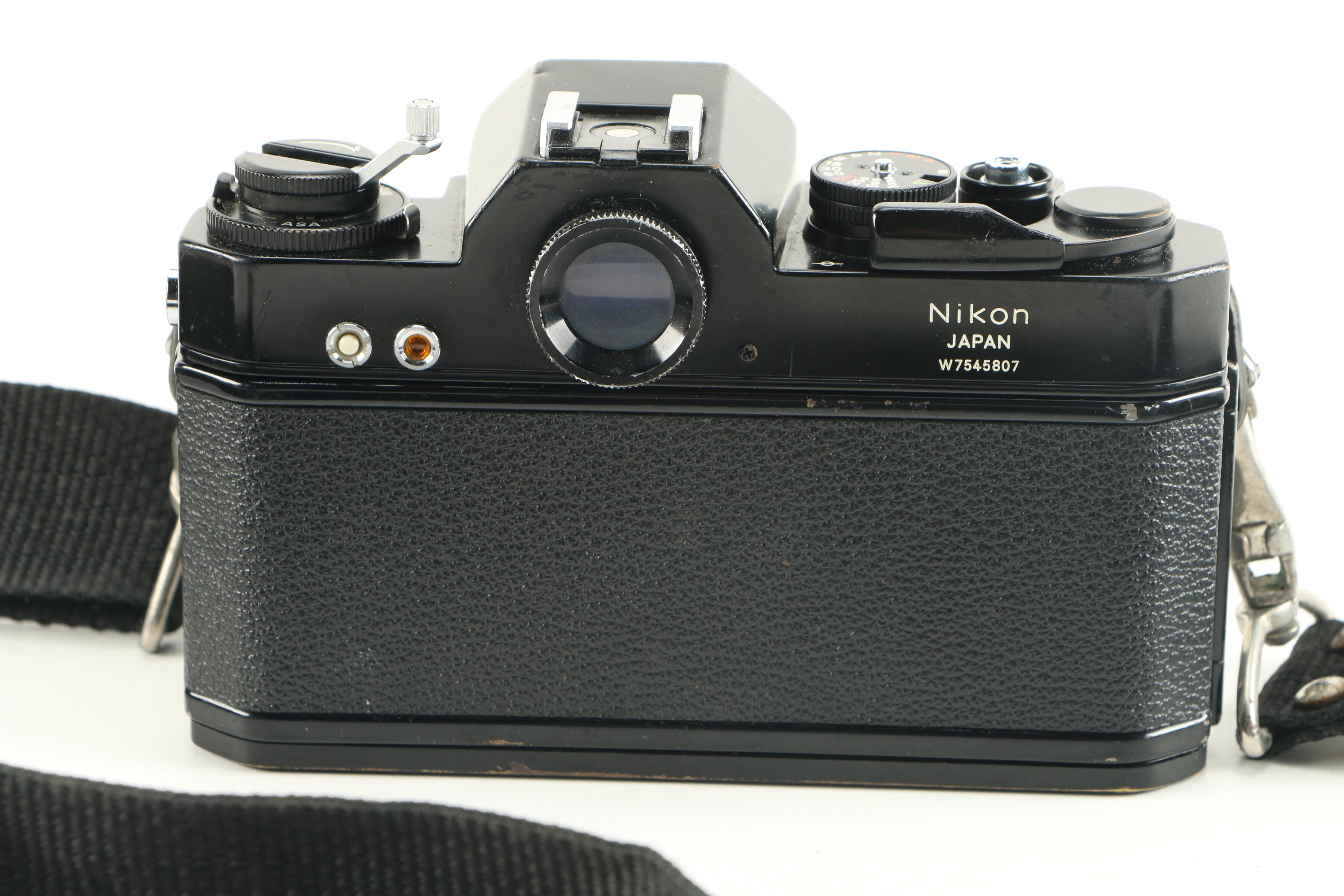 1970s Nikon Nikomat EL Camera with Accessories