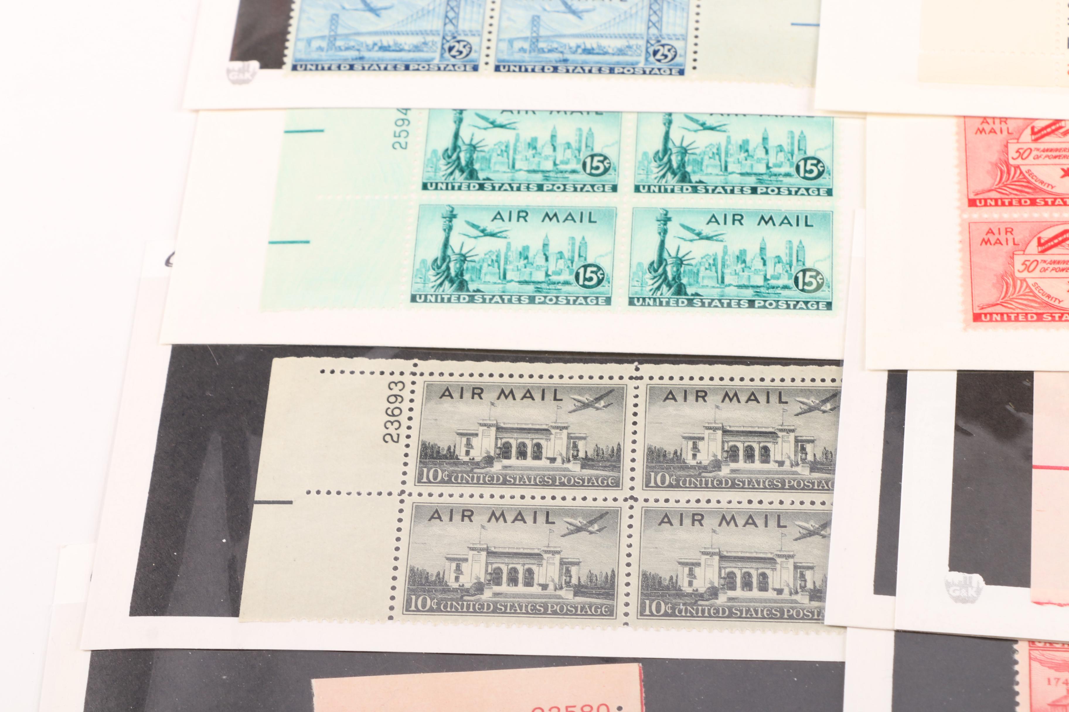 United States Air Mail Stamps and Stamp Collector Supplies EBTH
