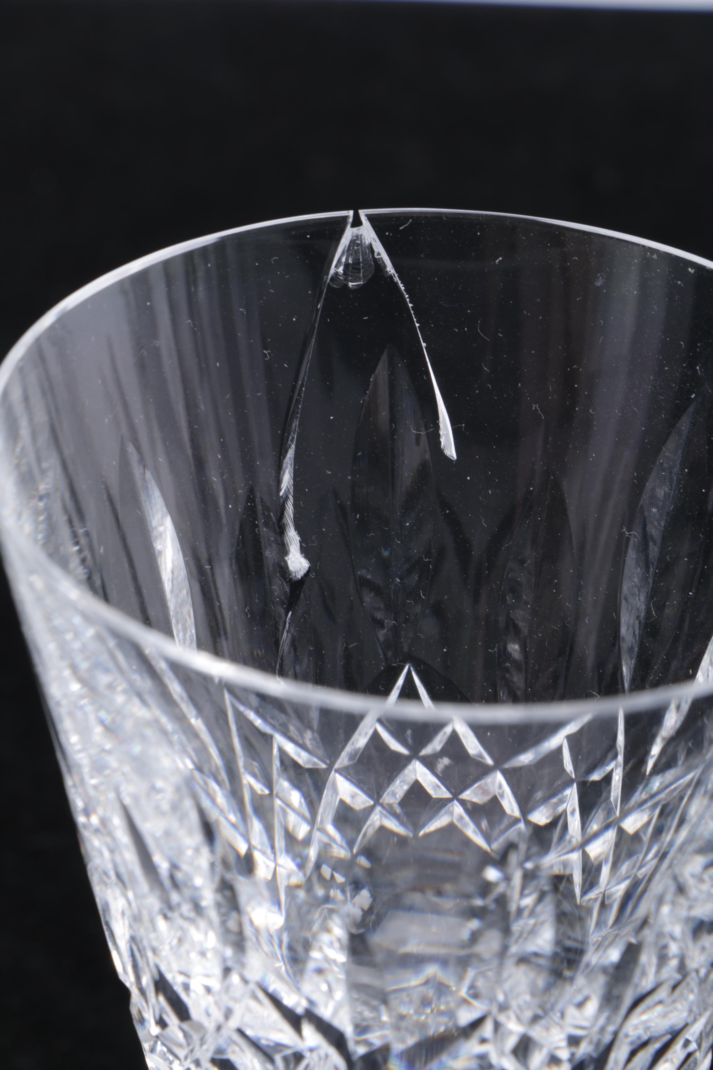 Waterford Crystal "Lismore" Claret Glasses