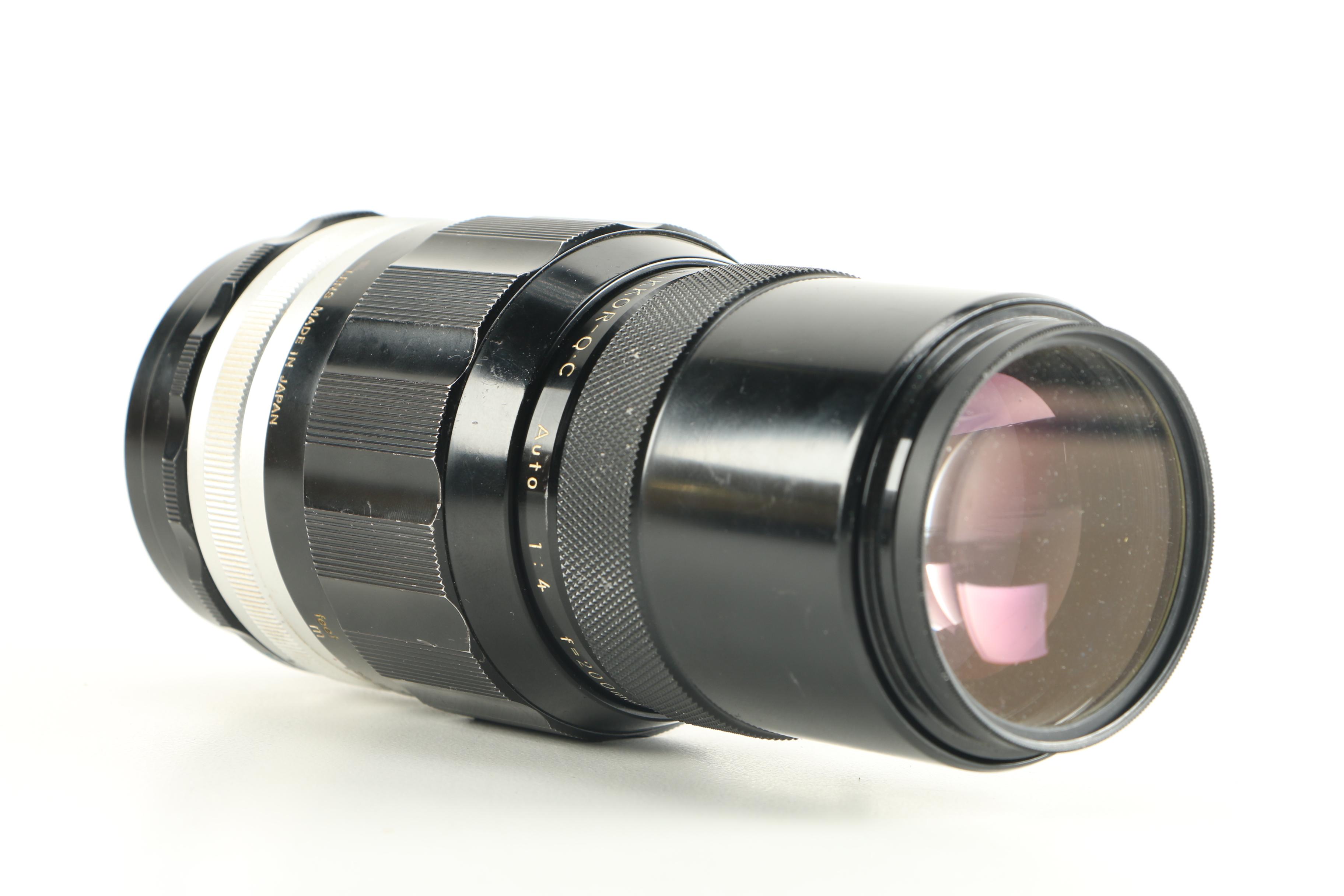 1970s Nikon Nikomat EL Camera with Accessories