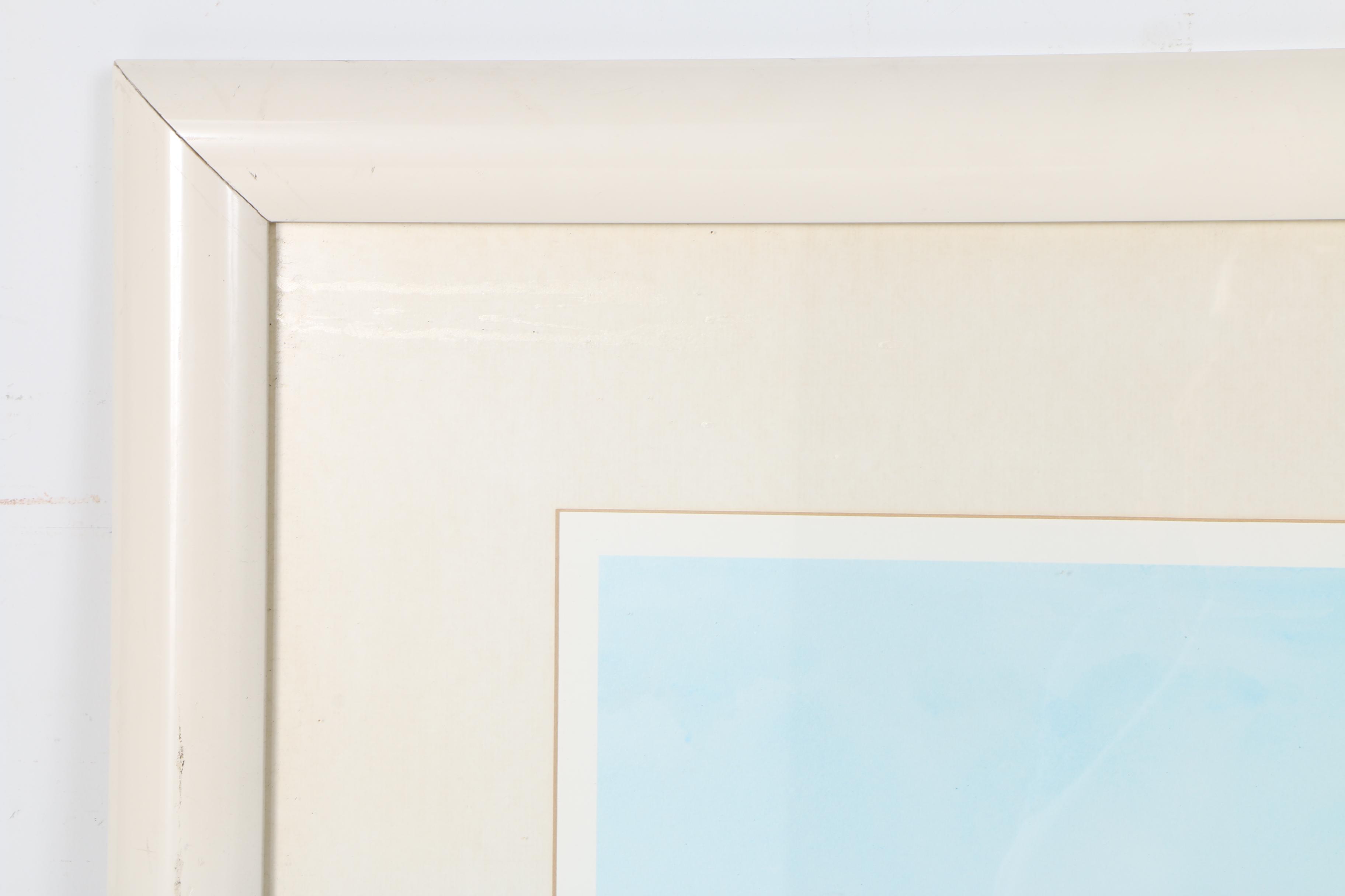 Eileen Seitz Limited Edition Offset Lithograph on Paper "Boats on the Beach"