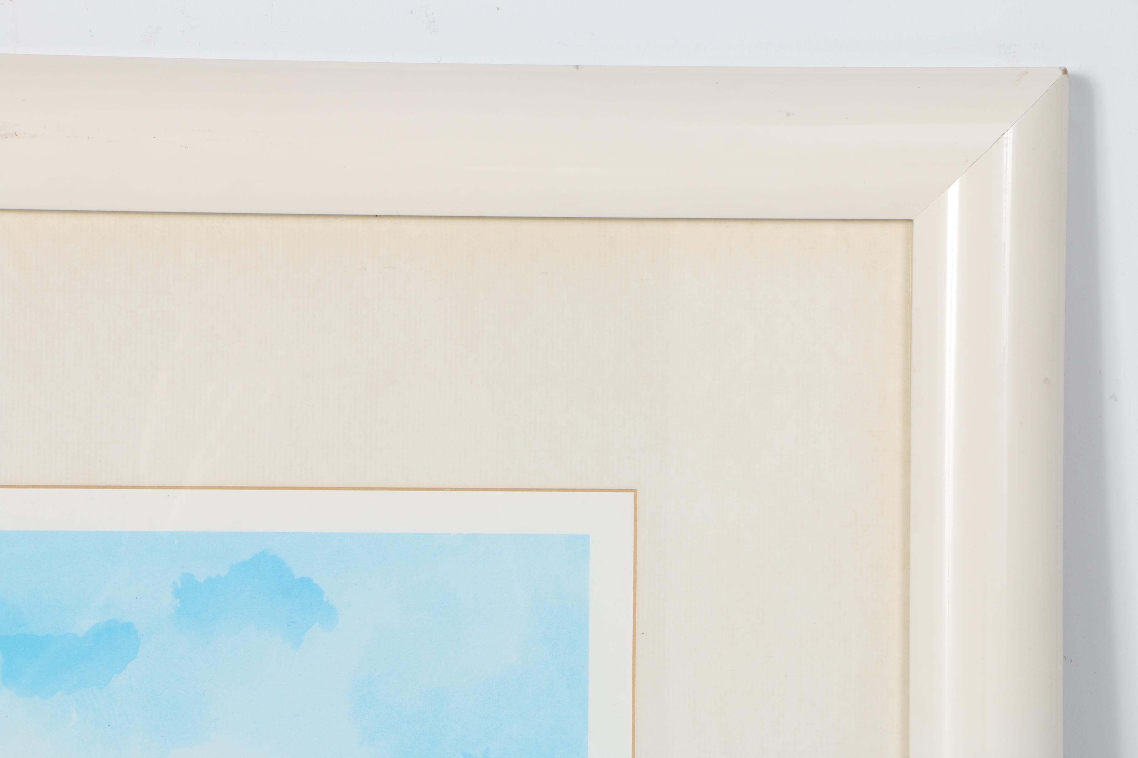 Eileen Seitz Limited Edition Offset Lithograph on Paper "Boats on the Beach"