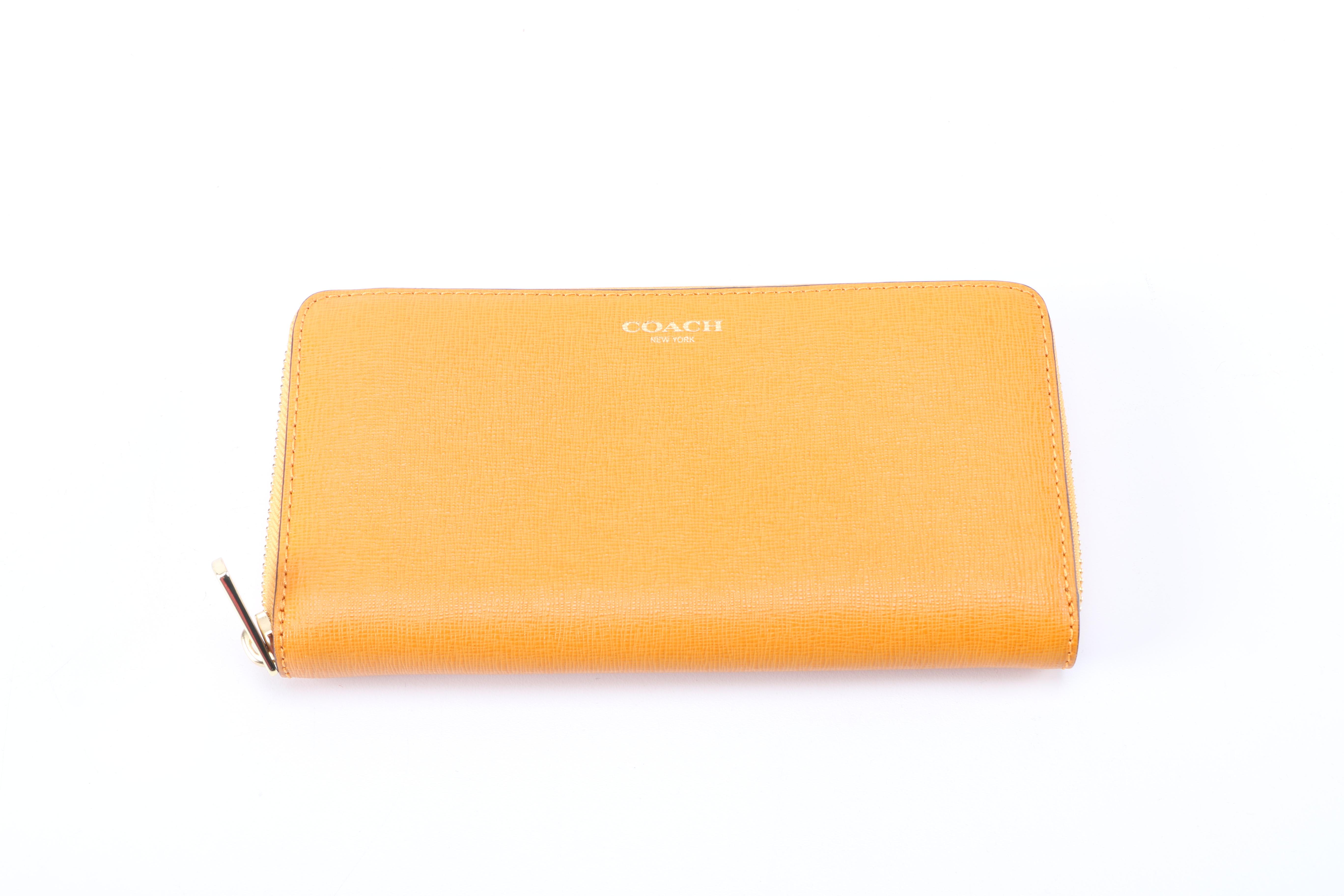 Coach Saffiano Leather Wallets