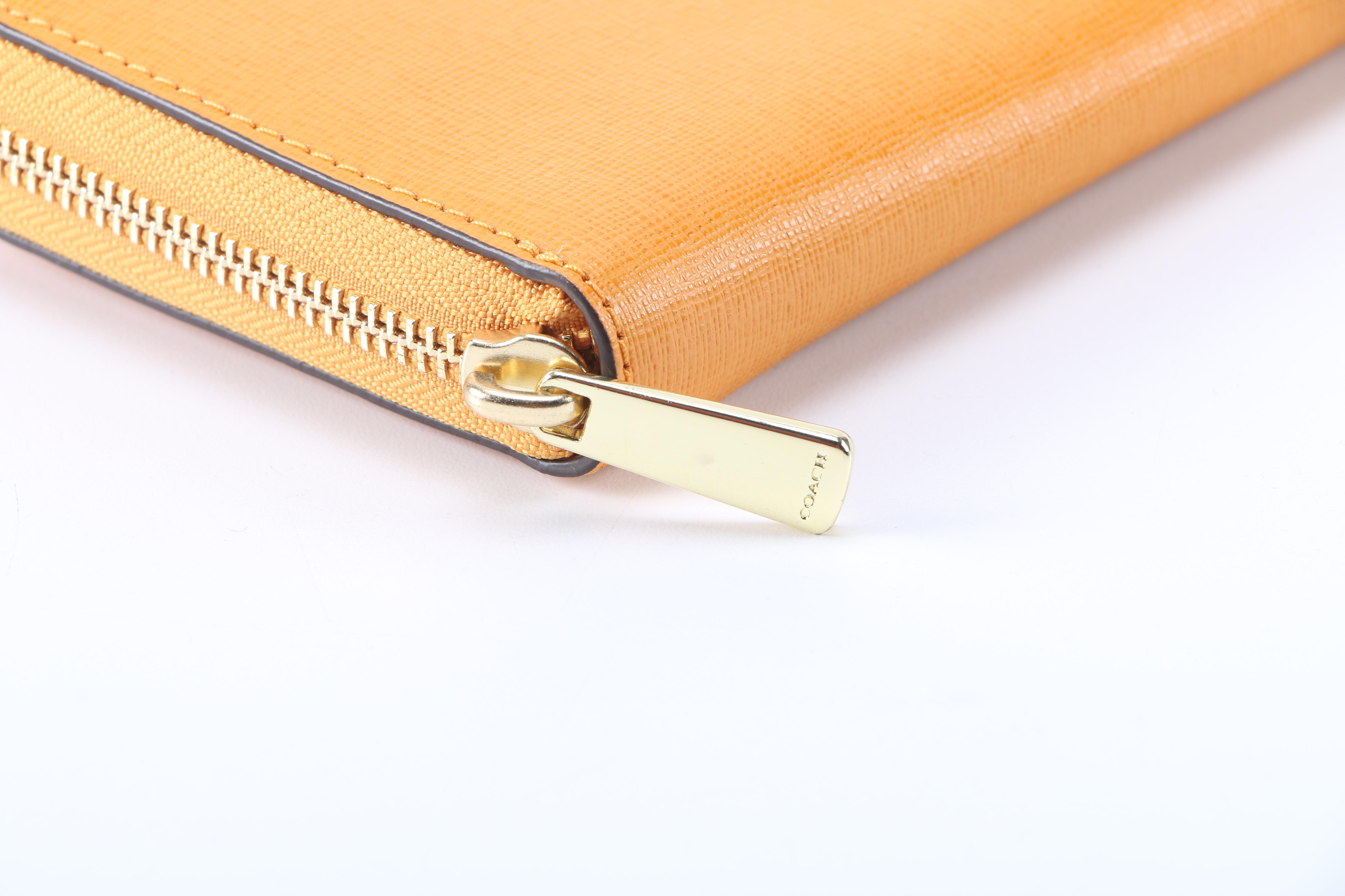 Coach Saffiano Leather Wallets