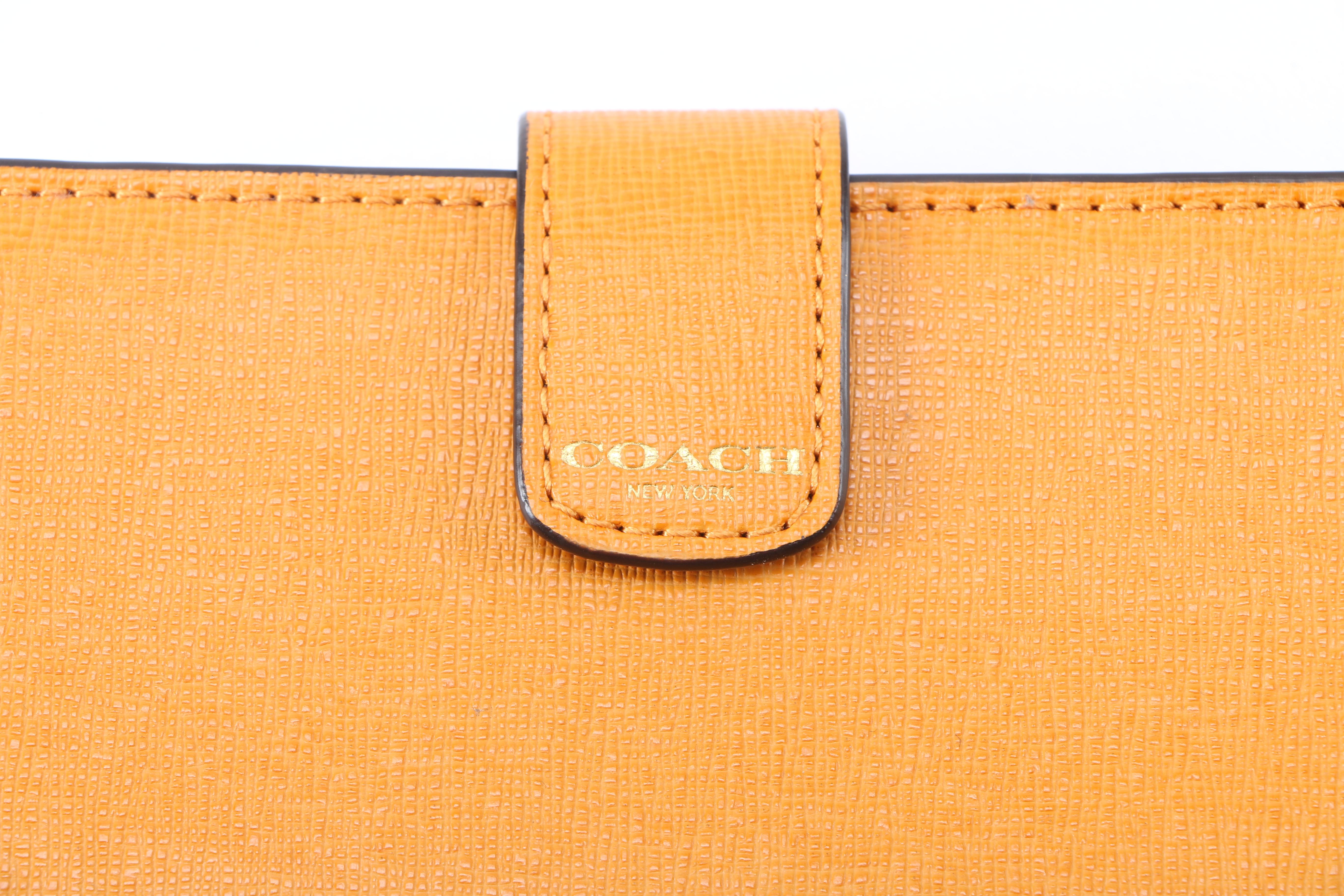 Coach Saffiano Leather Wallets