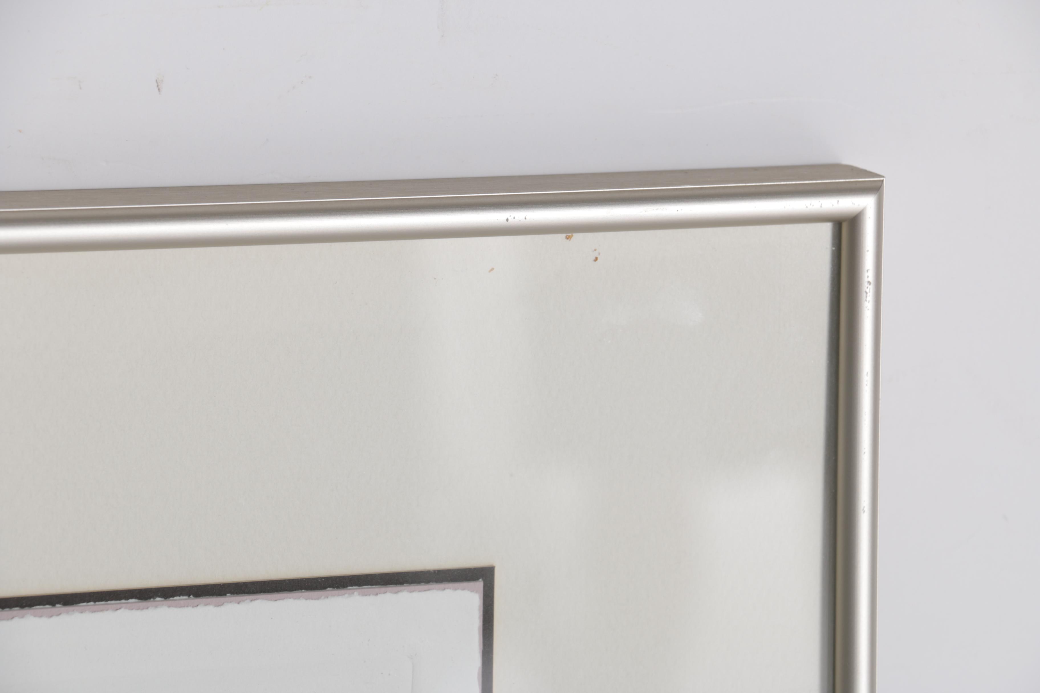 Clay Anderson Intaglio Drypoint Print "Wide Sweep of Land"