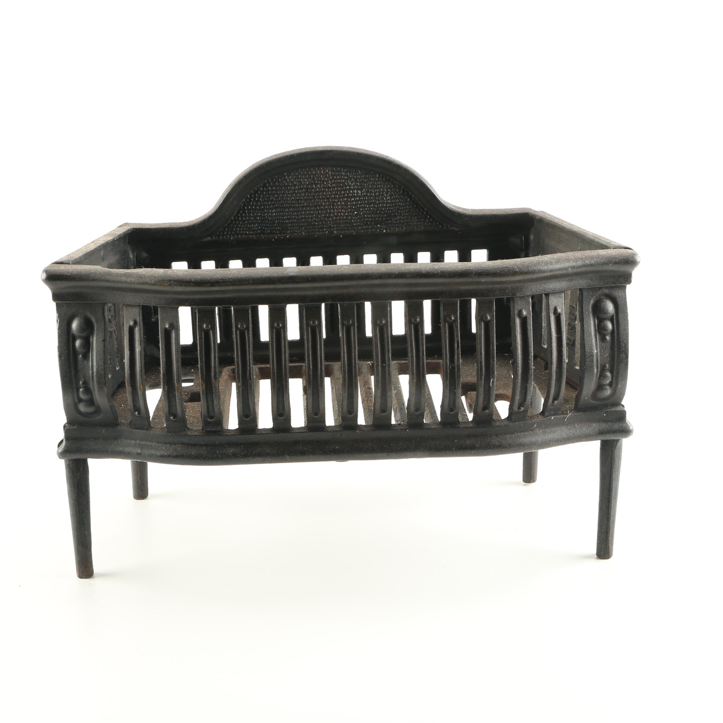 Cast Iron Fireplace log or Coal Crate