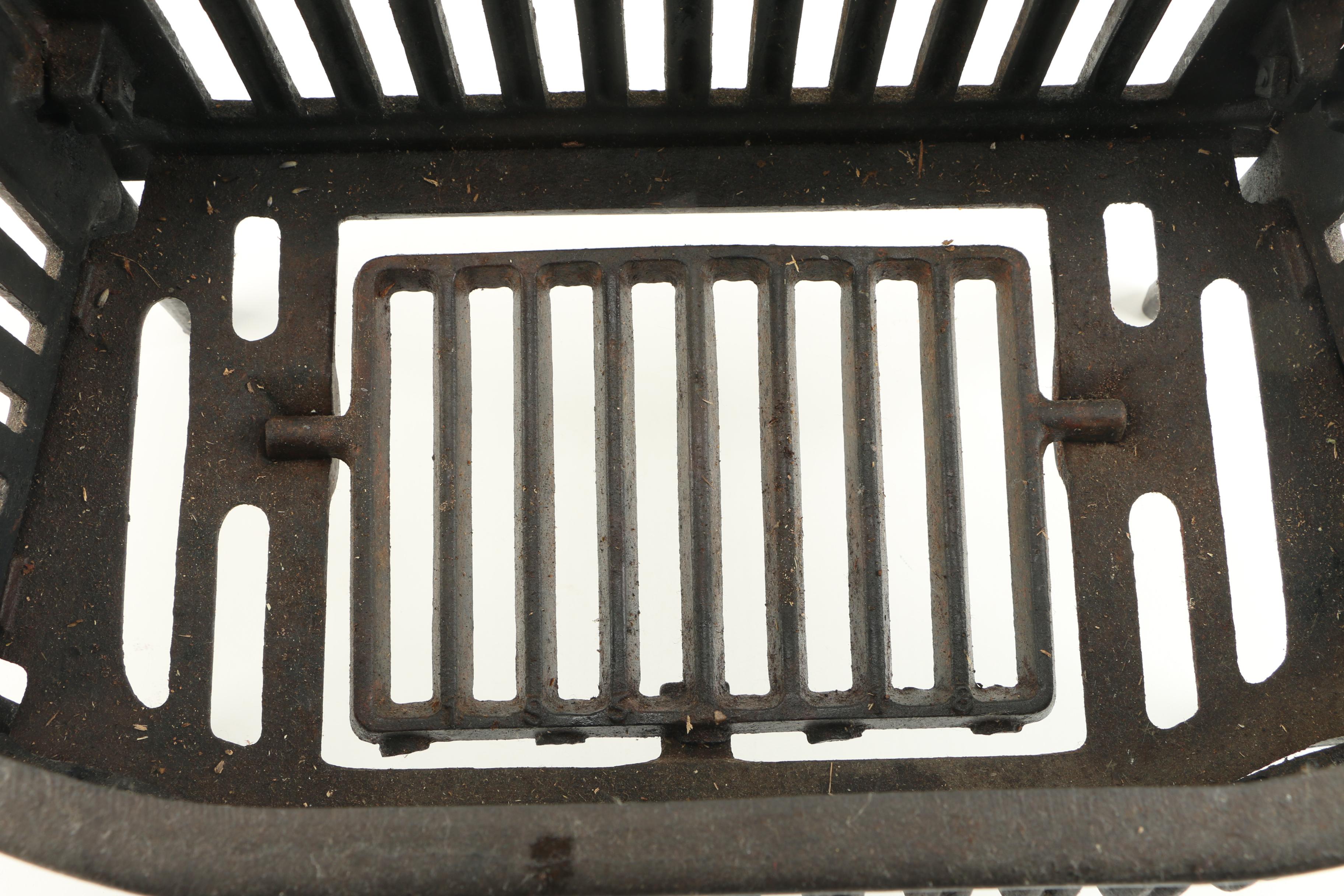 Cast Iron Fireplace log or Coal Crate