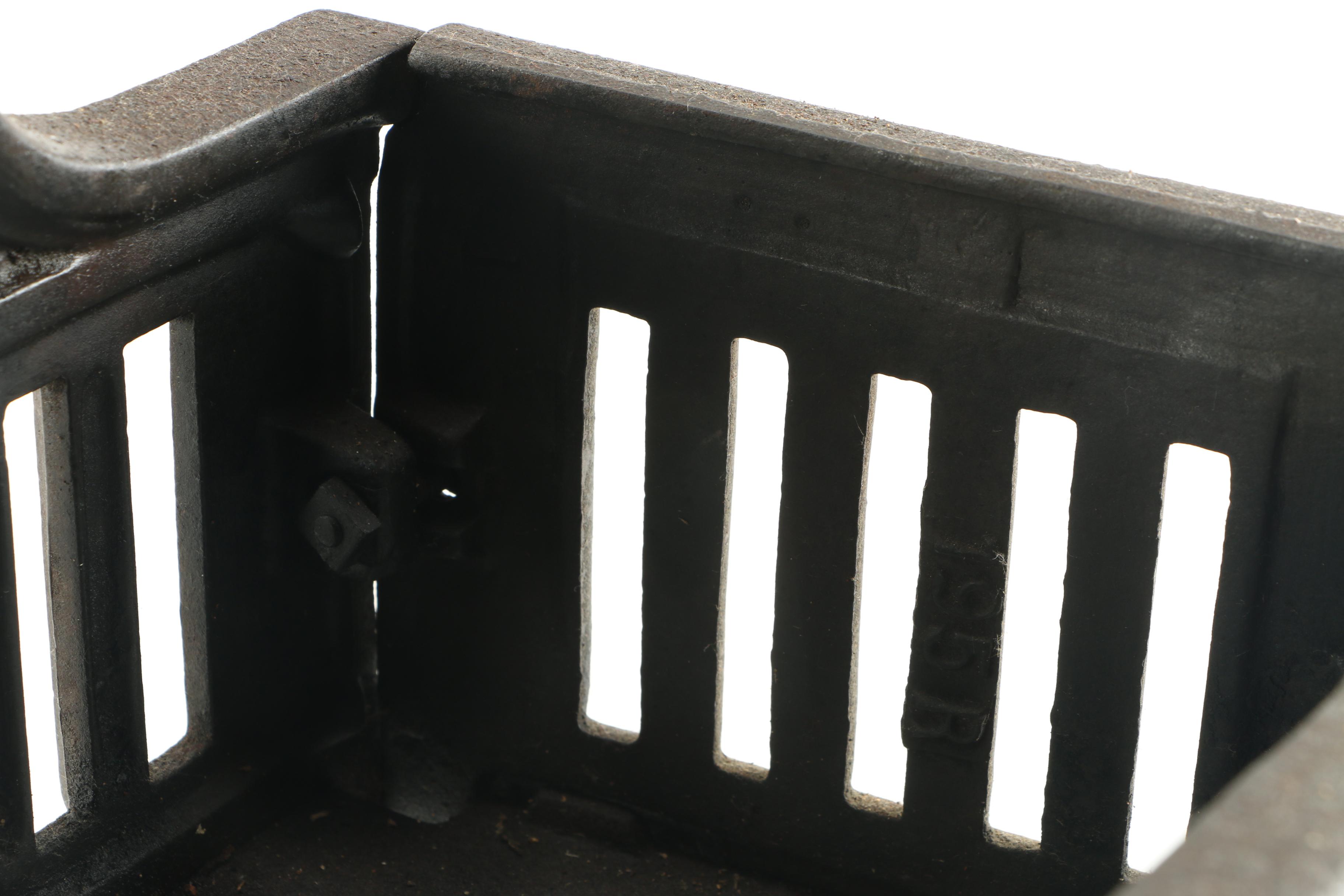 Cast Iron Fireplace log or Coal Crate