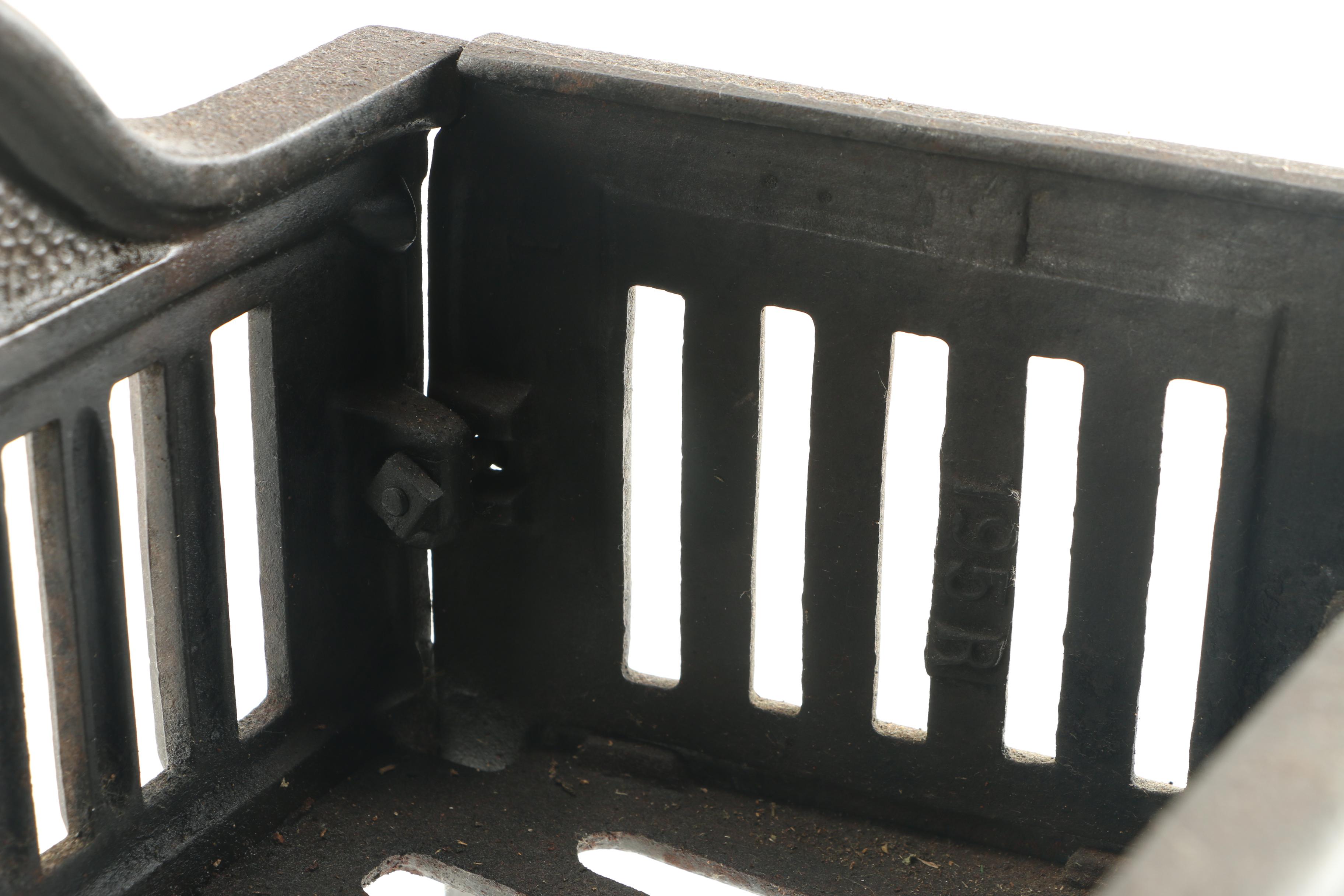 Cast Iron Fireplace log or Coal Crate