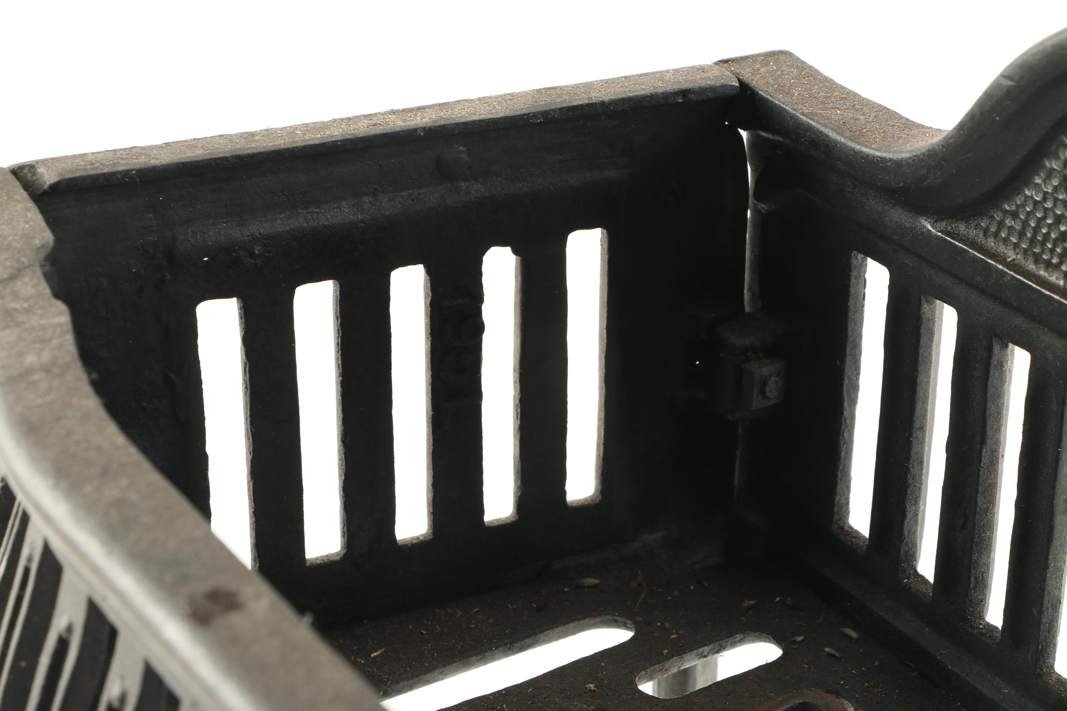 Cast Iron Fireplace log or Coal Crate