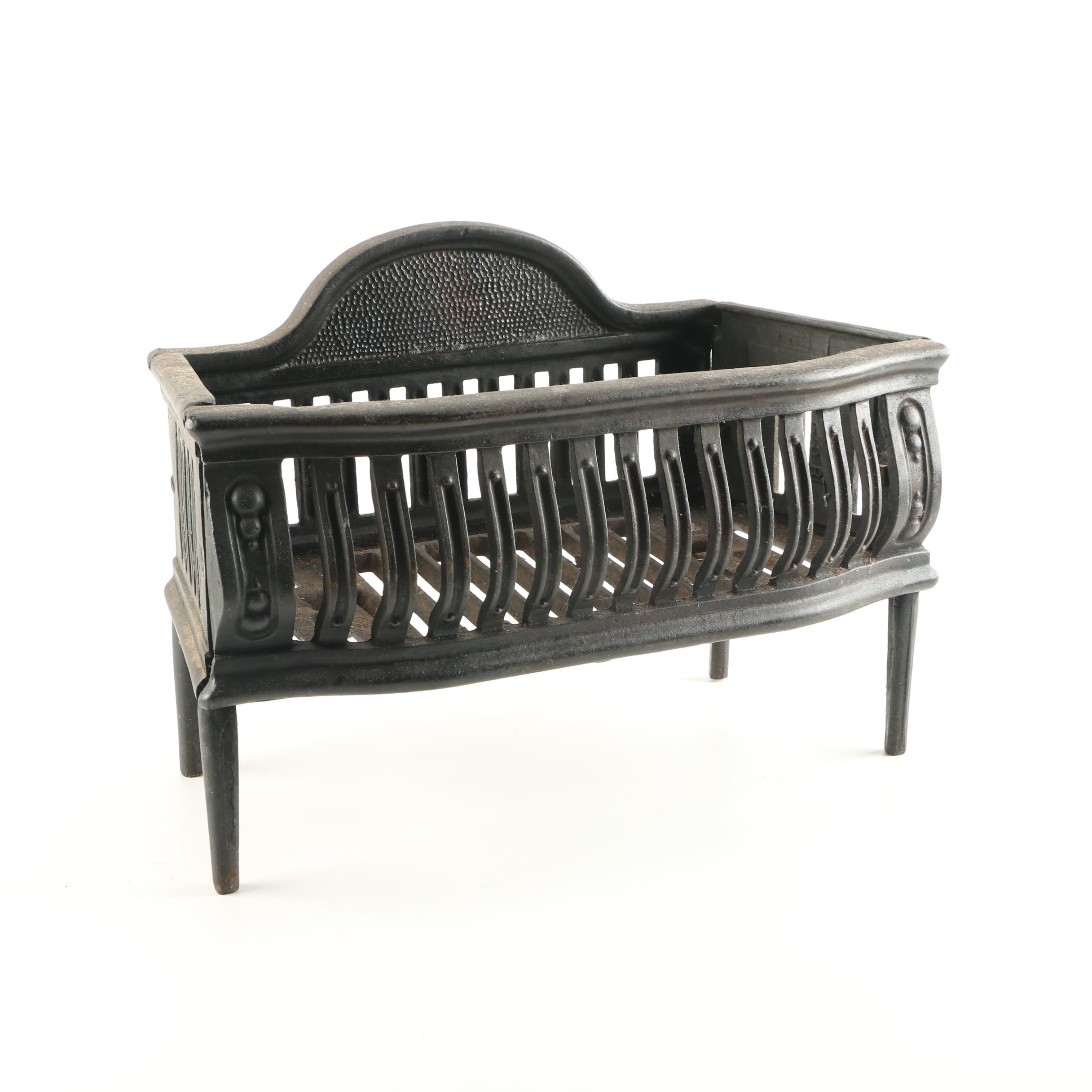 Cast Iron Fireplace log or Coal Crate