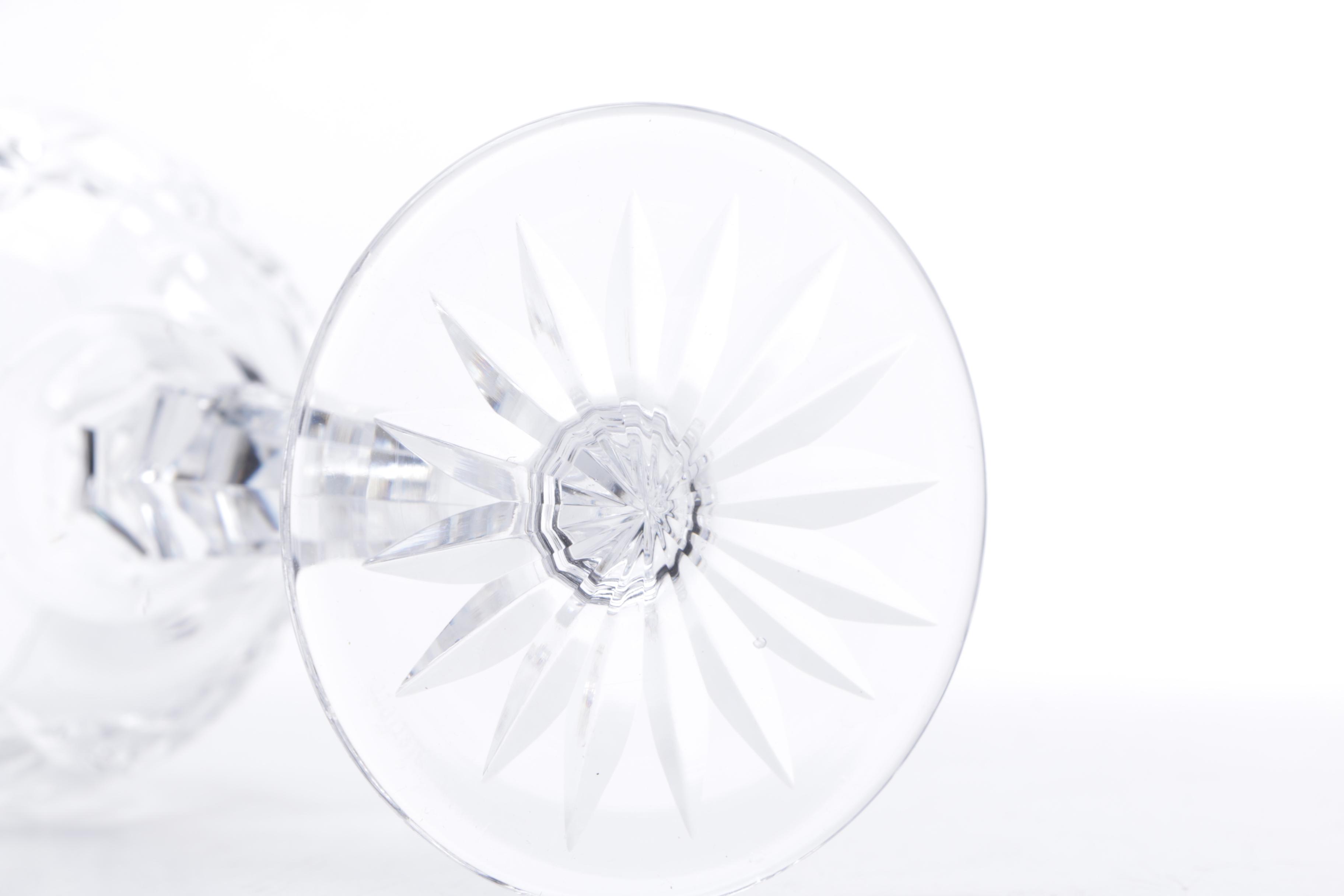 Waterford Crystal "Lismore" Hock Wine Glasses