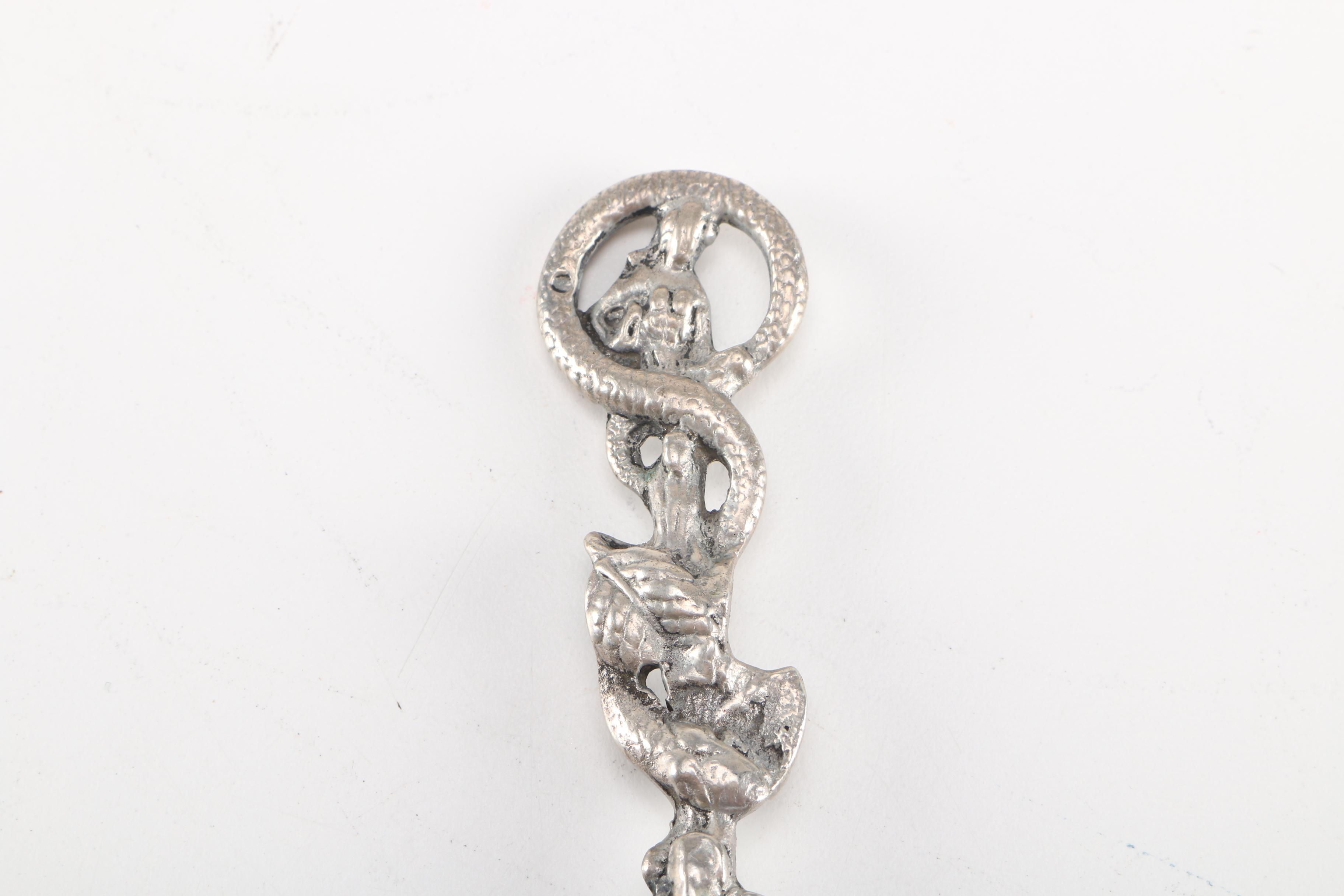 Elaborate 800 Silver Serving Spoons