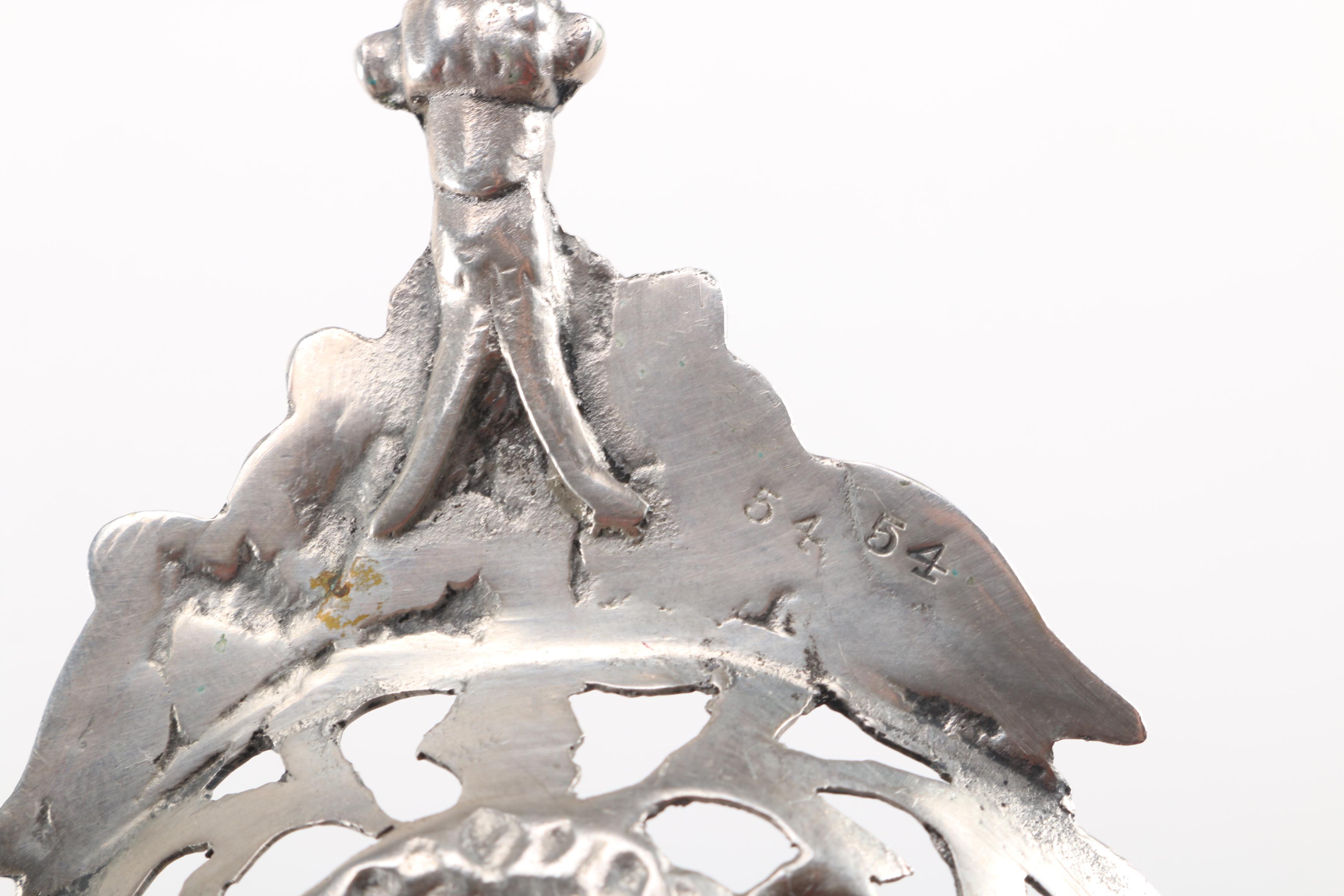 Elaborate 800 Silver Serving Spoons