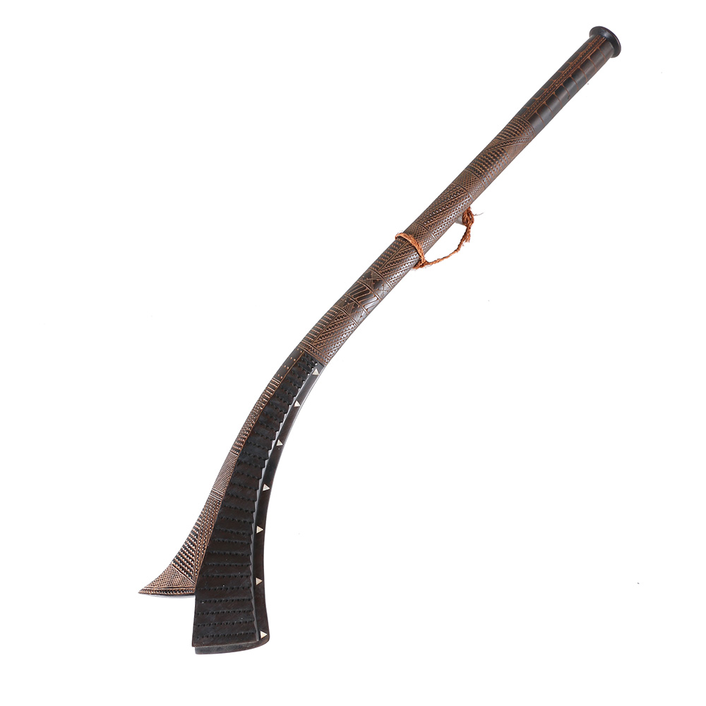 Hand-Carved Fijian Cali War Club