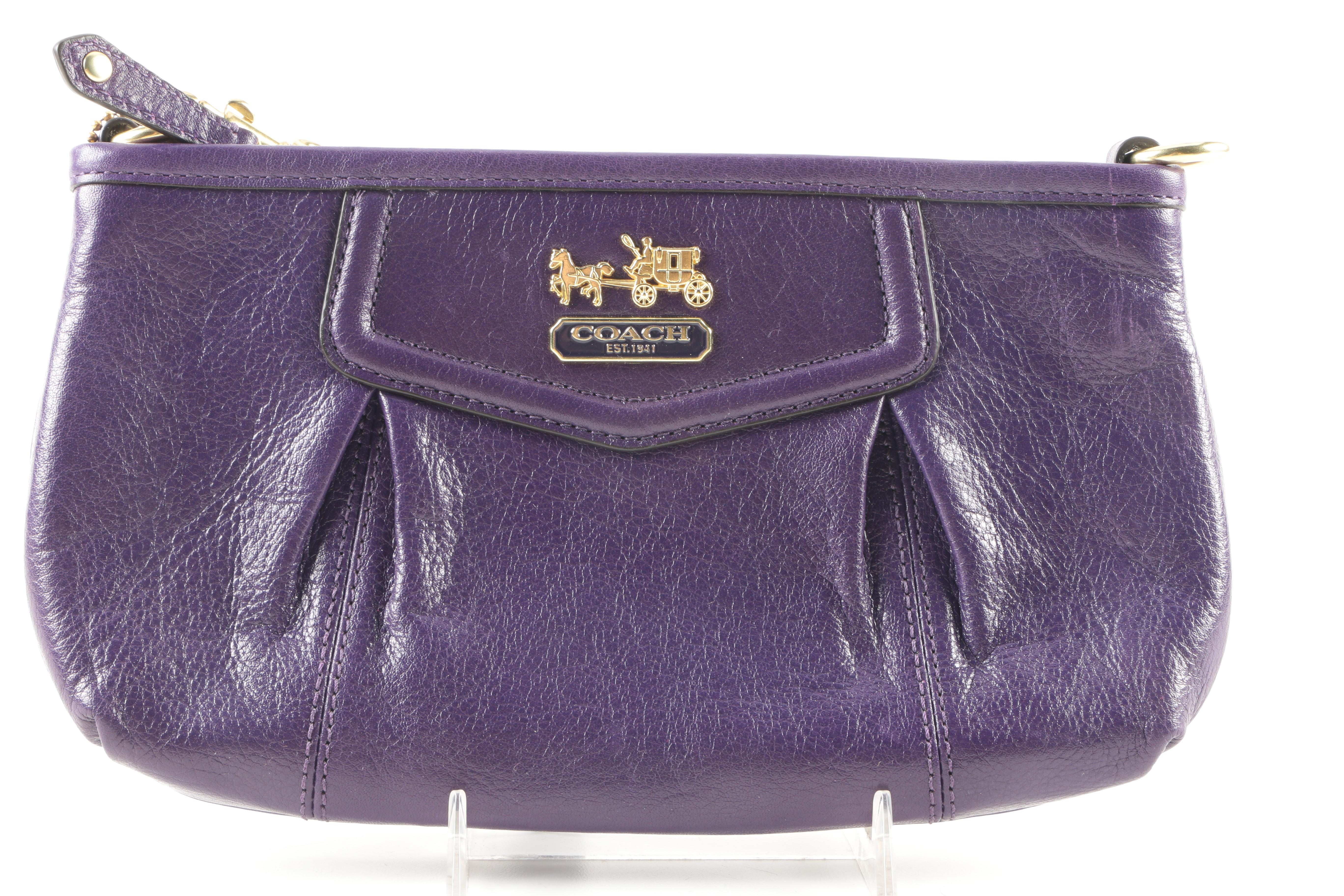 Coach Madison "Op Art" Wallet and Cosmetic Bag and Madison Leather Wristlet