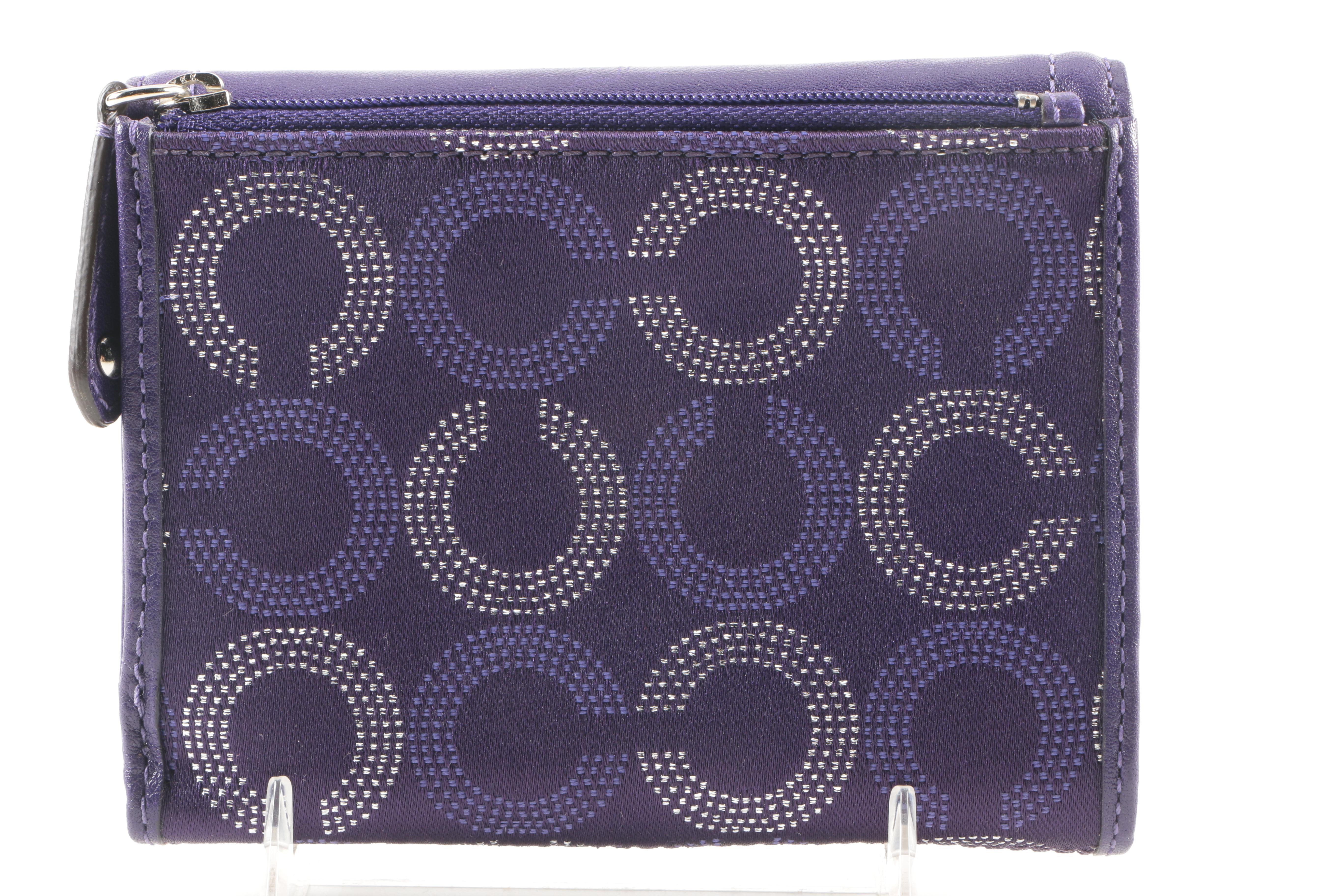 Coach Madison "Op Art" Wallet and Cosmetic Bag and Madison Leather Wristlet