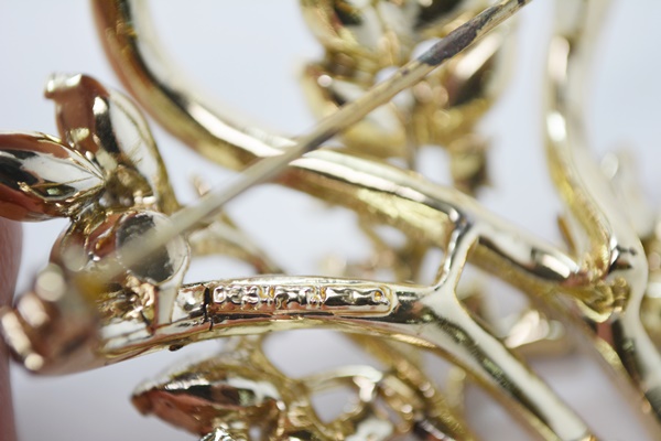 Rhinestone Choker, Bracelet and Floral Brooch