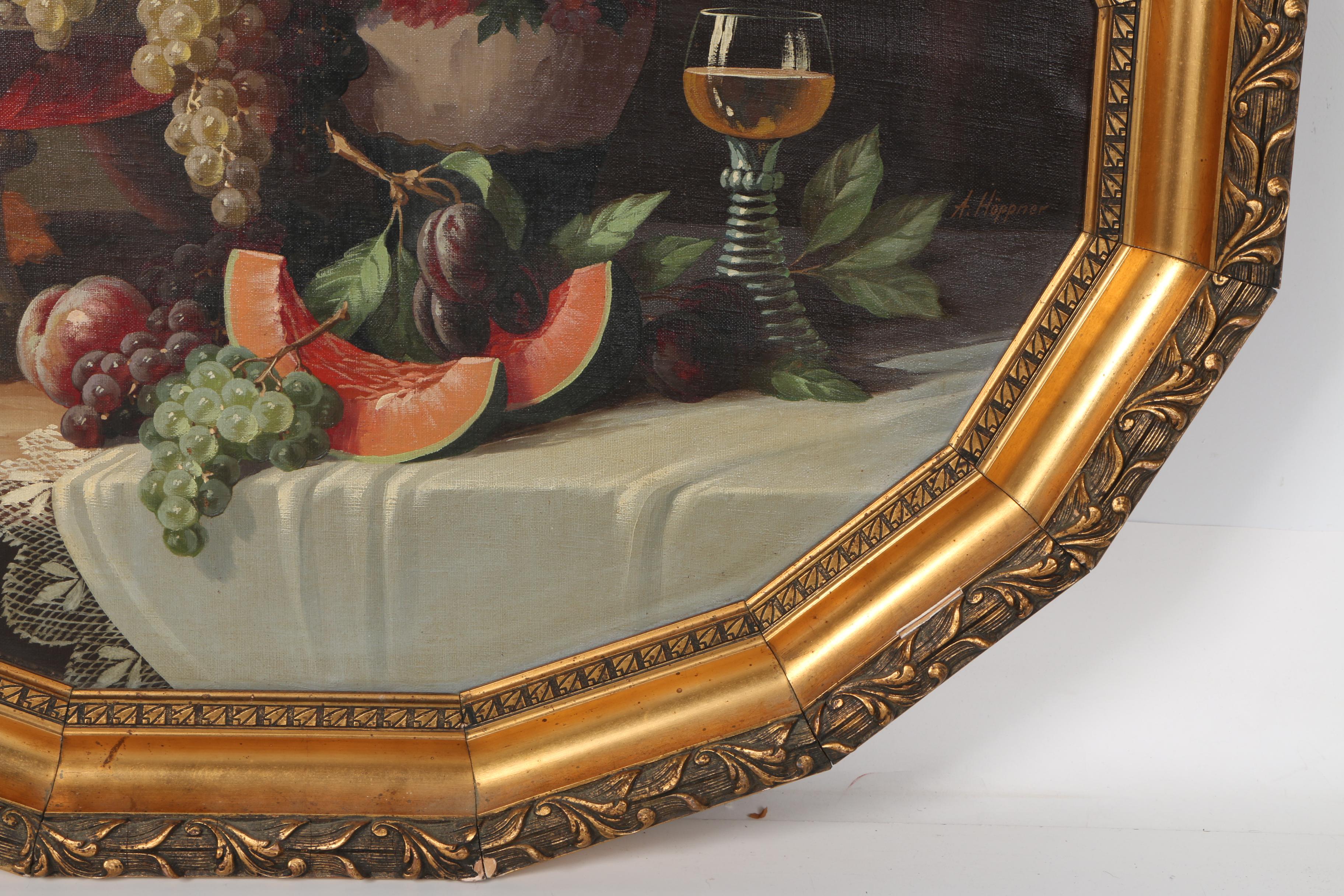 A. Höppner Still Life Oil on Canvas