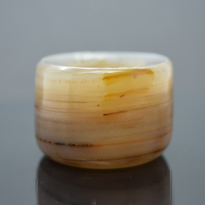 Vintage Agate Archers Ring