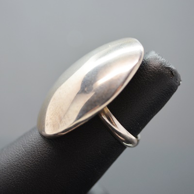 Contemporary Sterling Silver Ring