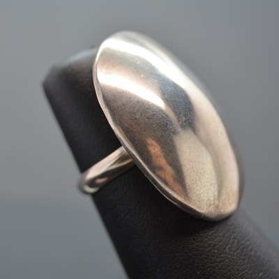 Contemporary Sterling Silver Ring