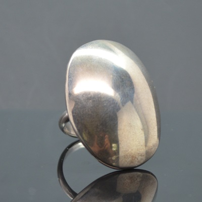Contemporary Sterling Silver Ring