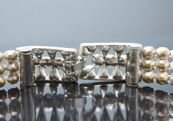 Art Deco Accessocraft Rhinestone Wrap Bracelet