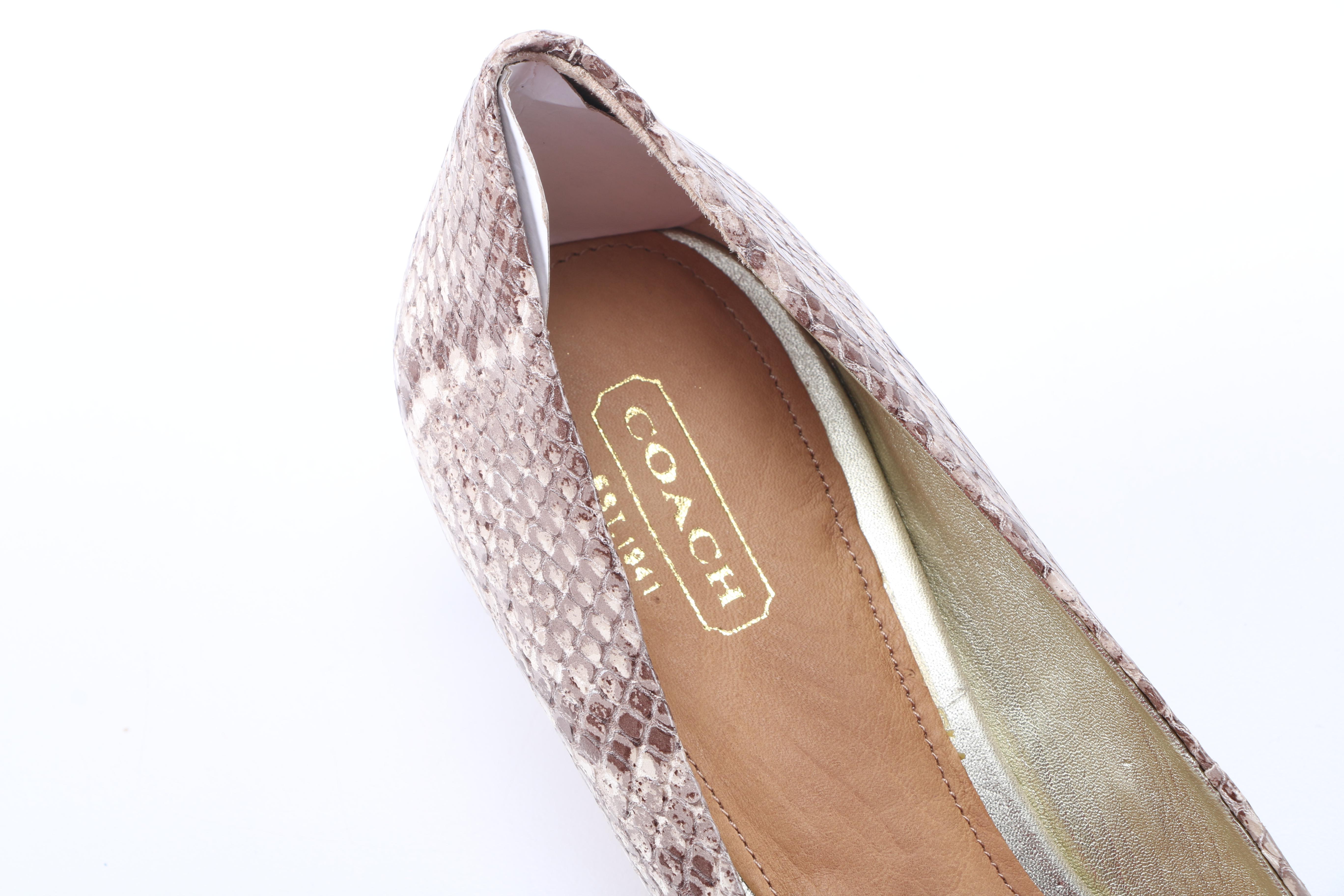 Coach "Mandy" Kitten Heel In Roccia