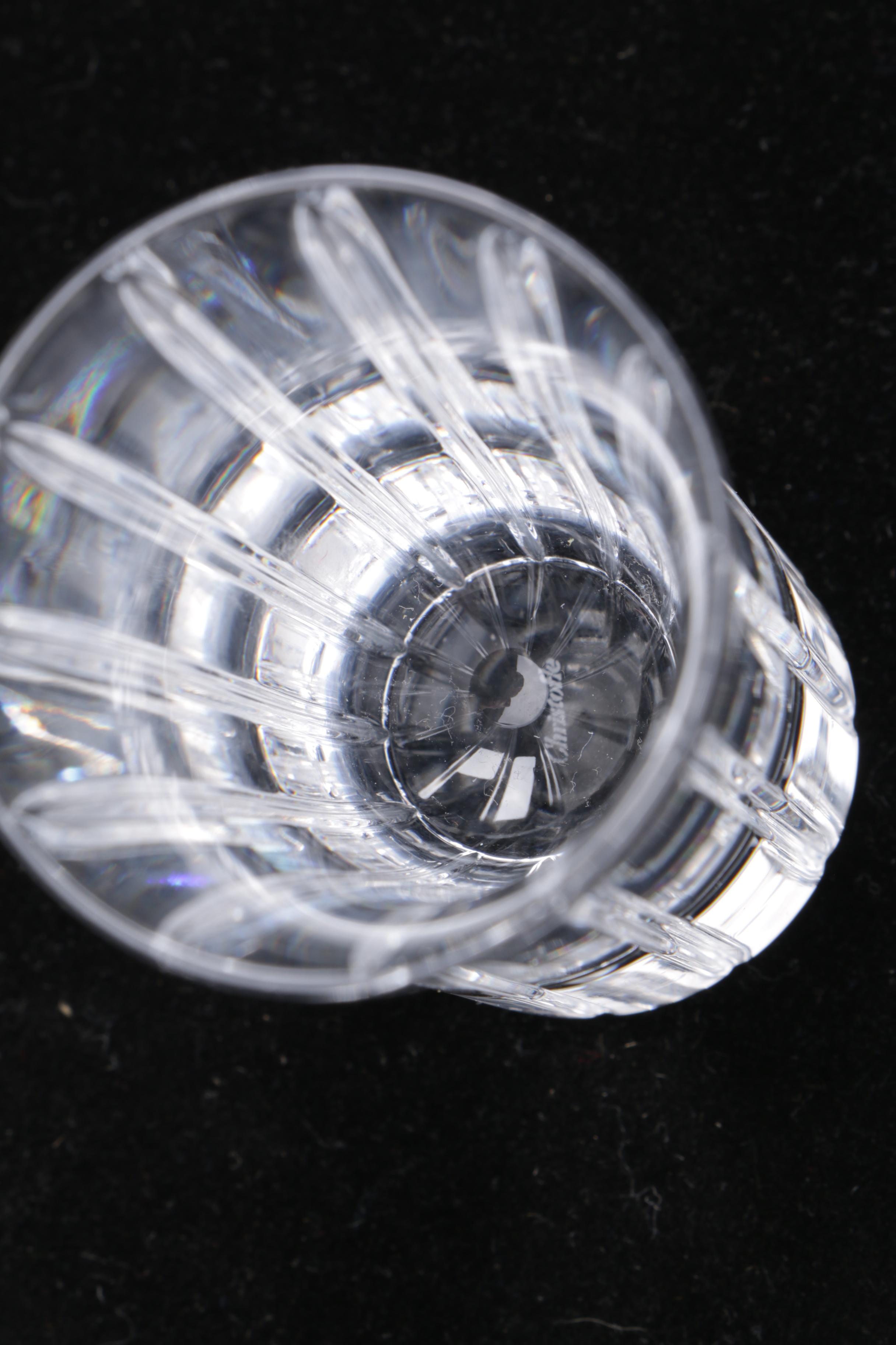 Mottahedeh Ceramic Bowl, Shot Glasses and a Glass Dish