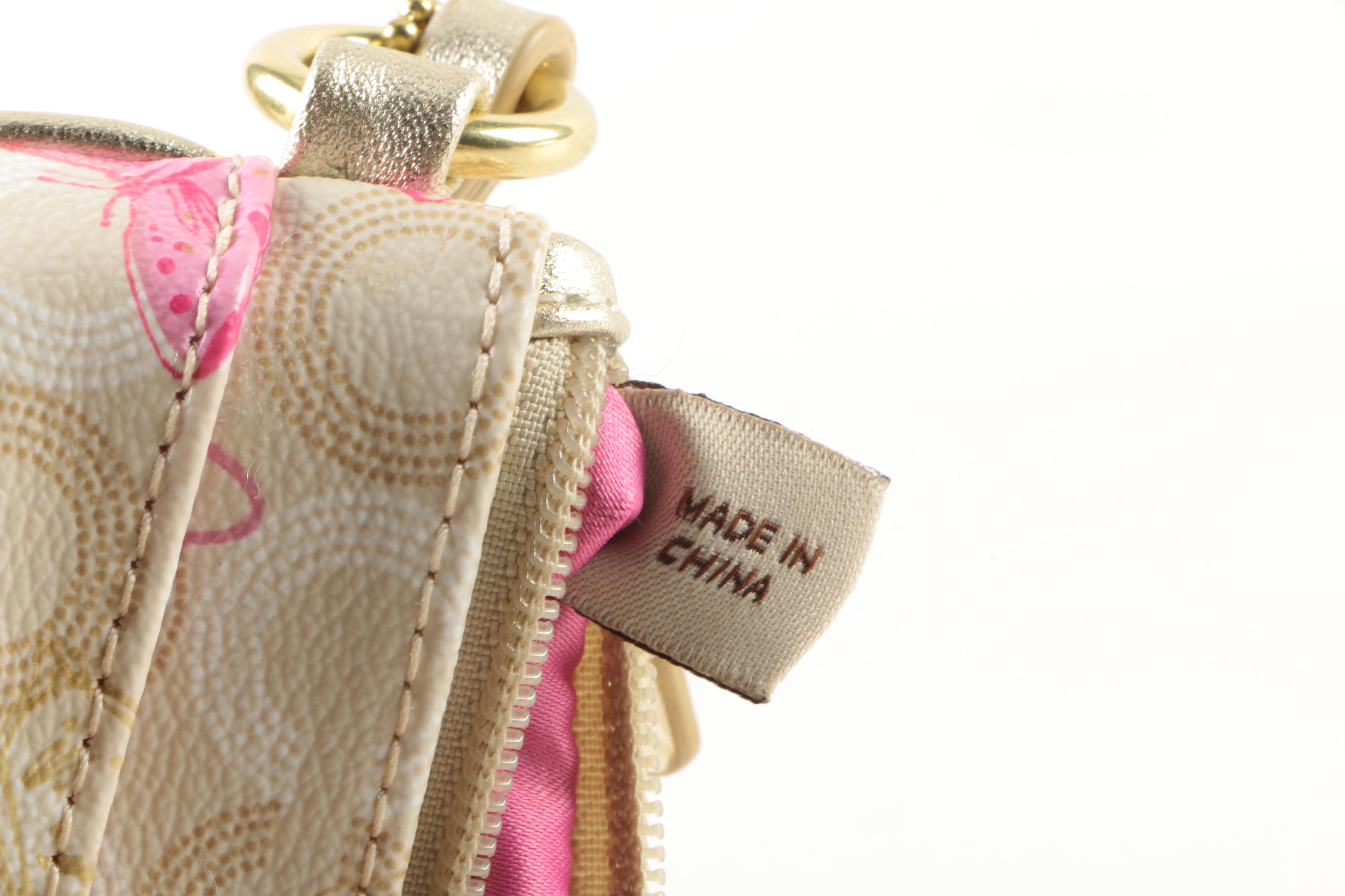 Coach Gold Tone Wallet, Universal Phone Case, and Wristlet