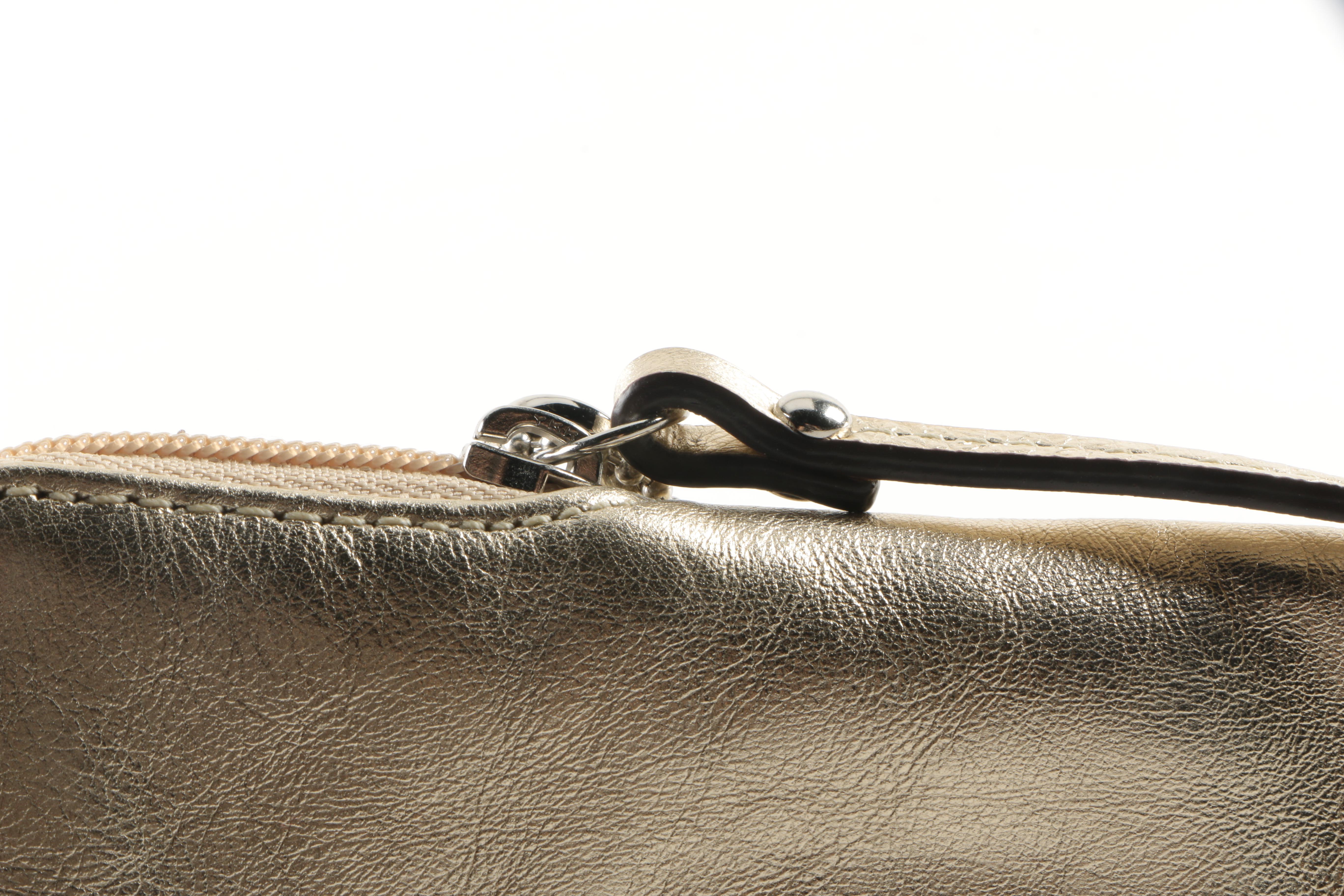 Coach Gold Tone Wallet, Universal Phone Case, and Wristlet