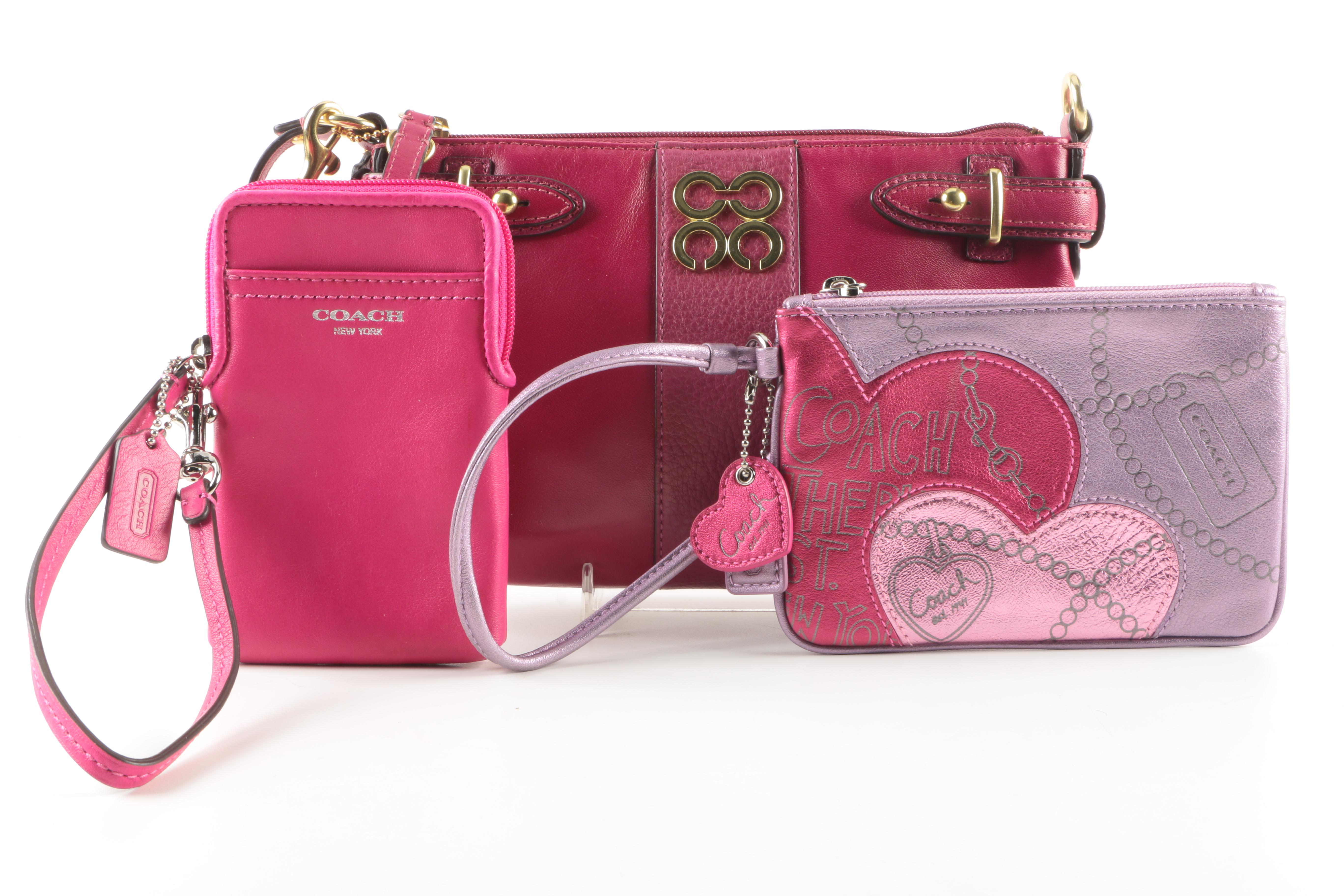Coach Wristlets and Universal Phone Case