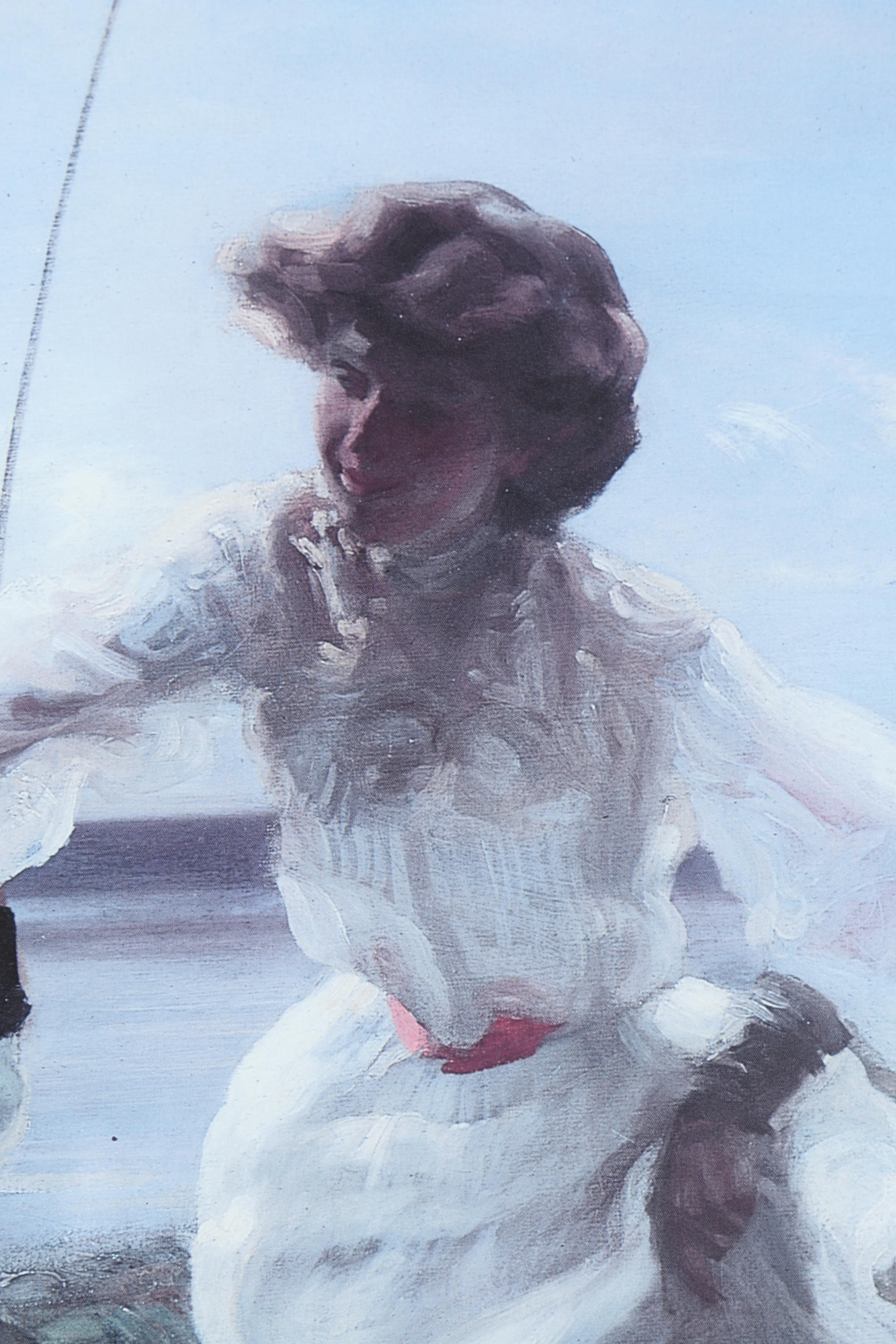 Offset Lithograph After Charles Sims' "Butterflies"