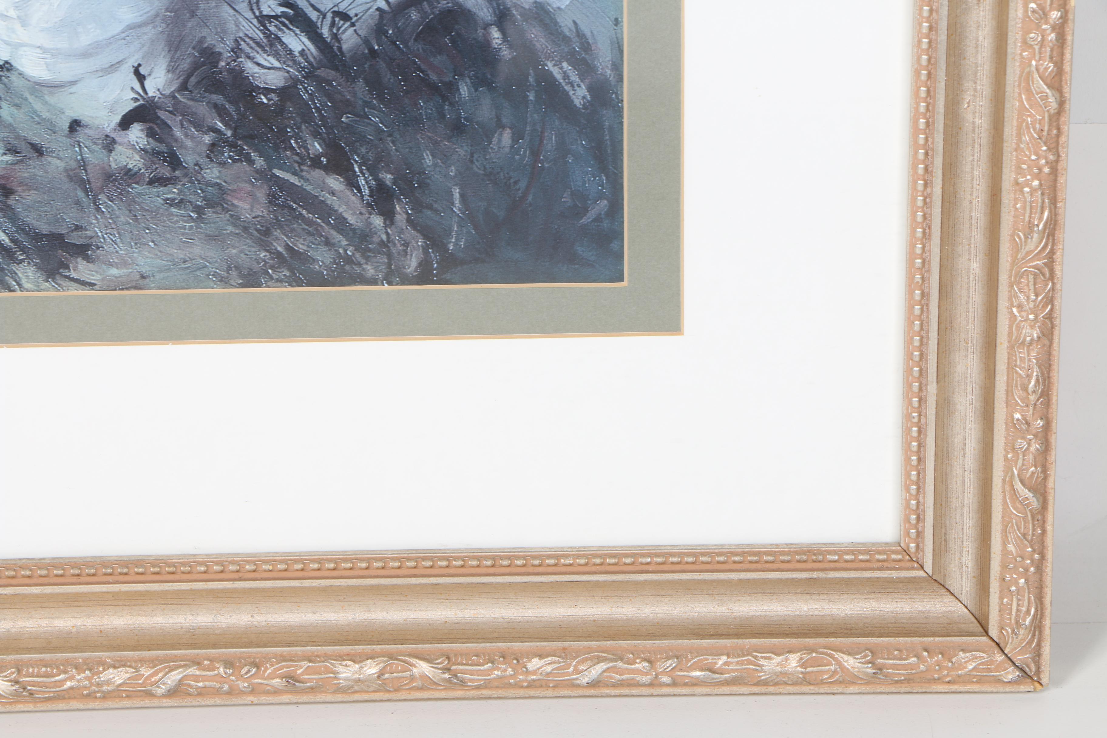 Offset Lithograph After Charles Sims' "Butterflies"