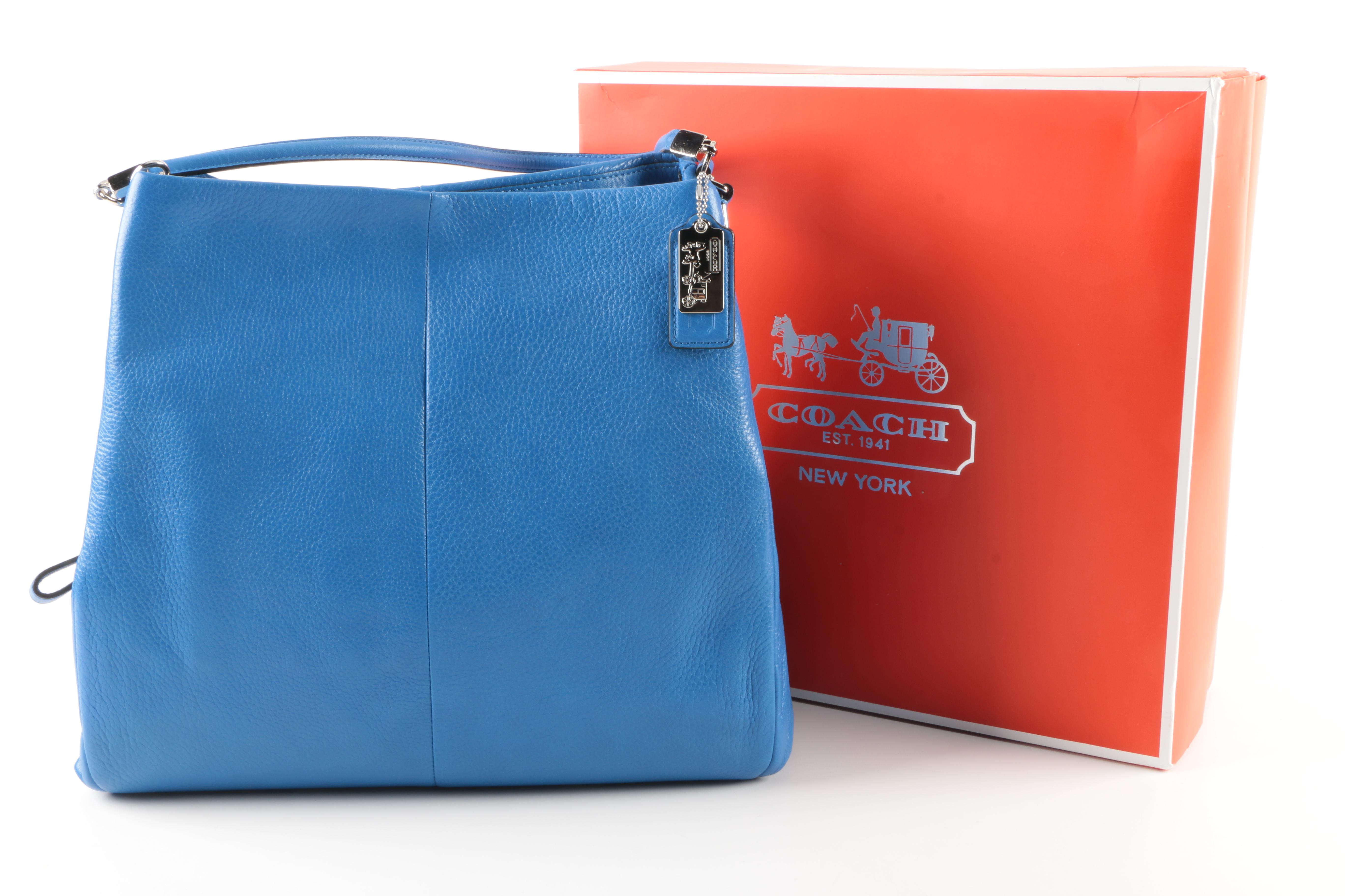 Coach Phoebe Bag and Matching Accessories in Cobalt Blue