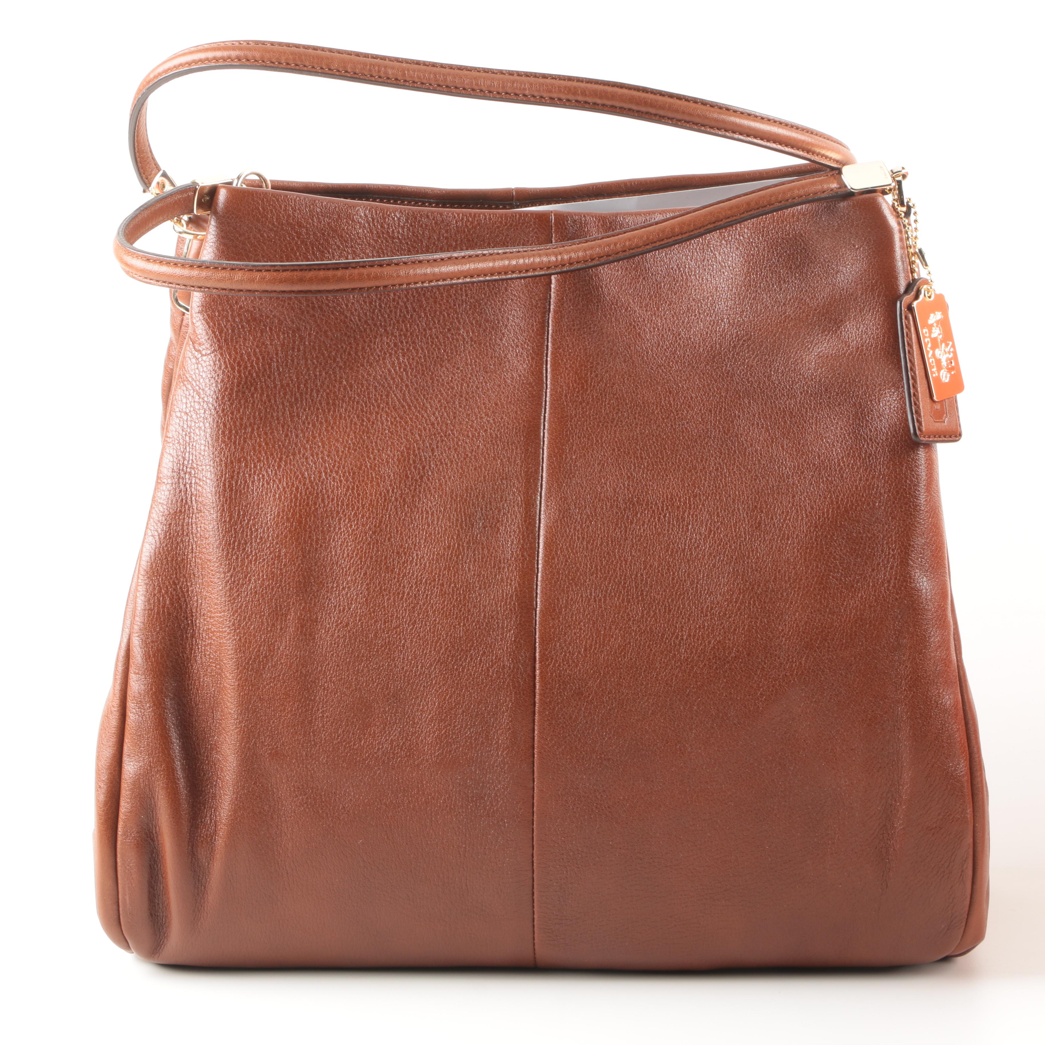 Coach Madison Chestnut Leather Phoebe Handbag