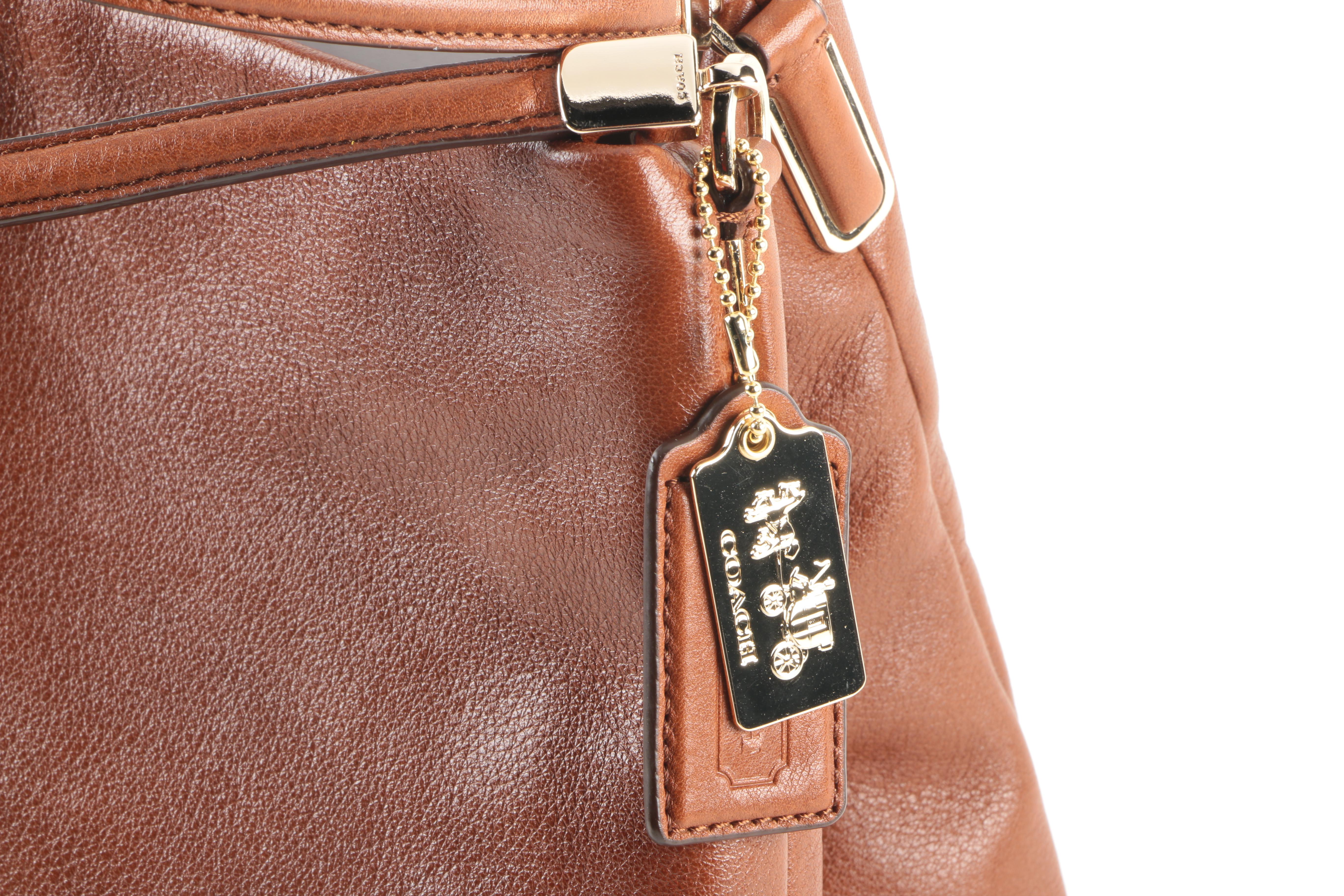 Coach Madison Chestnut Leather Phoebe Handbag