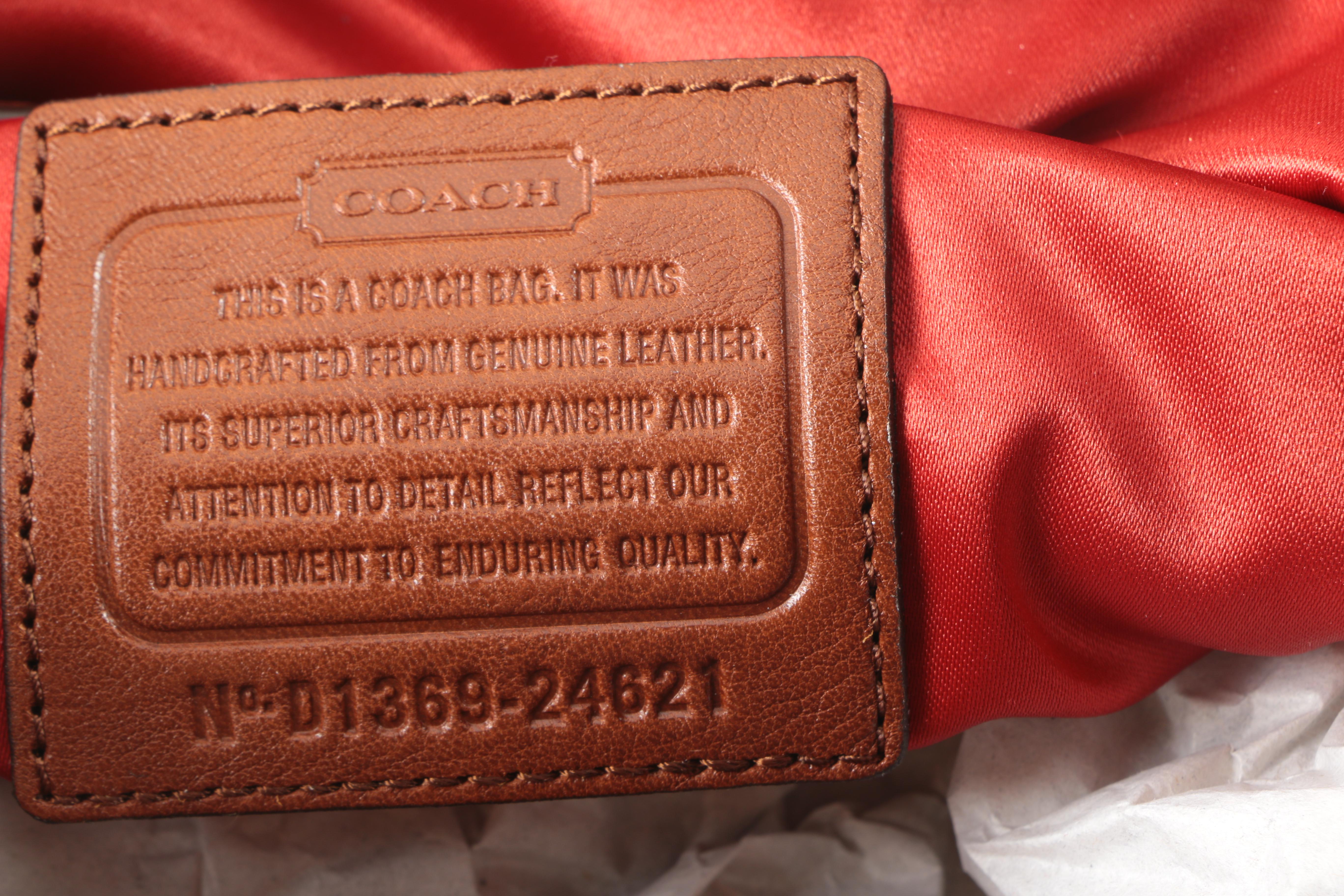 Coach Madison Chestnut Leather Phoebe Handbag