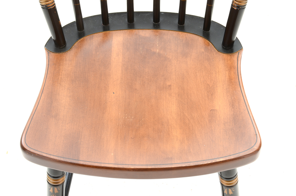 Four Hitchcock Dining Chairs