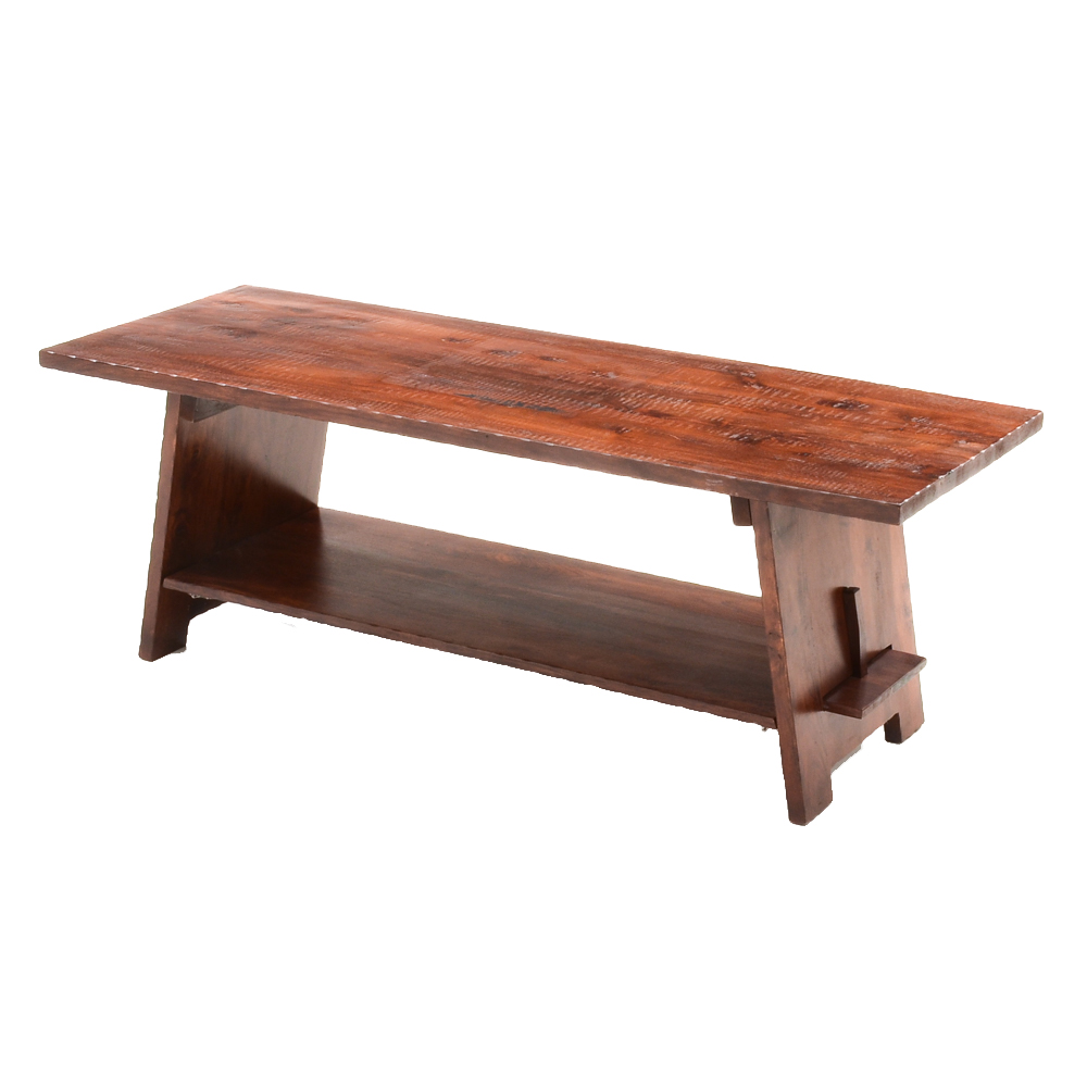 Contemporary Arts and Crafts Style Media or Coffee Table